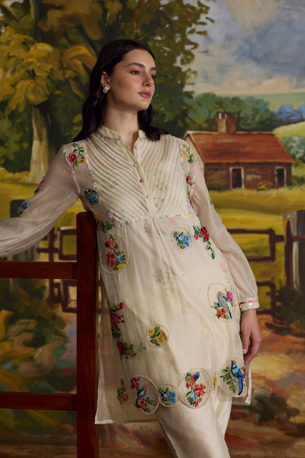 Lumina Embroidered Kurta