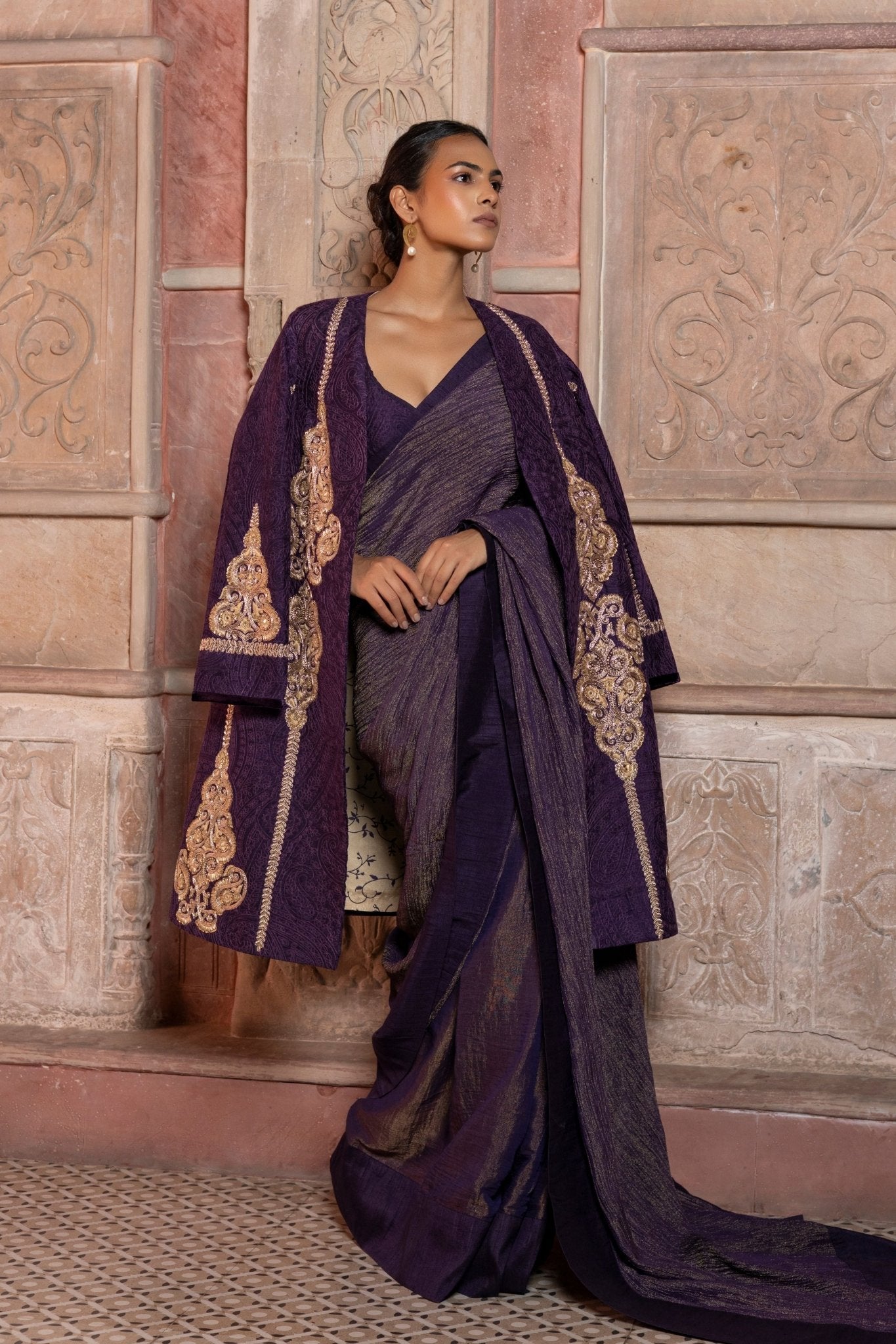 Zardozi Embroidered Jacket - Pinnacle by Shruti Sancheti - Elahe