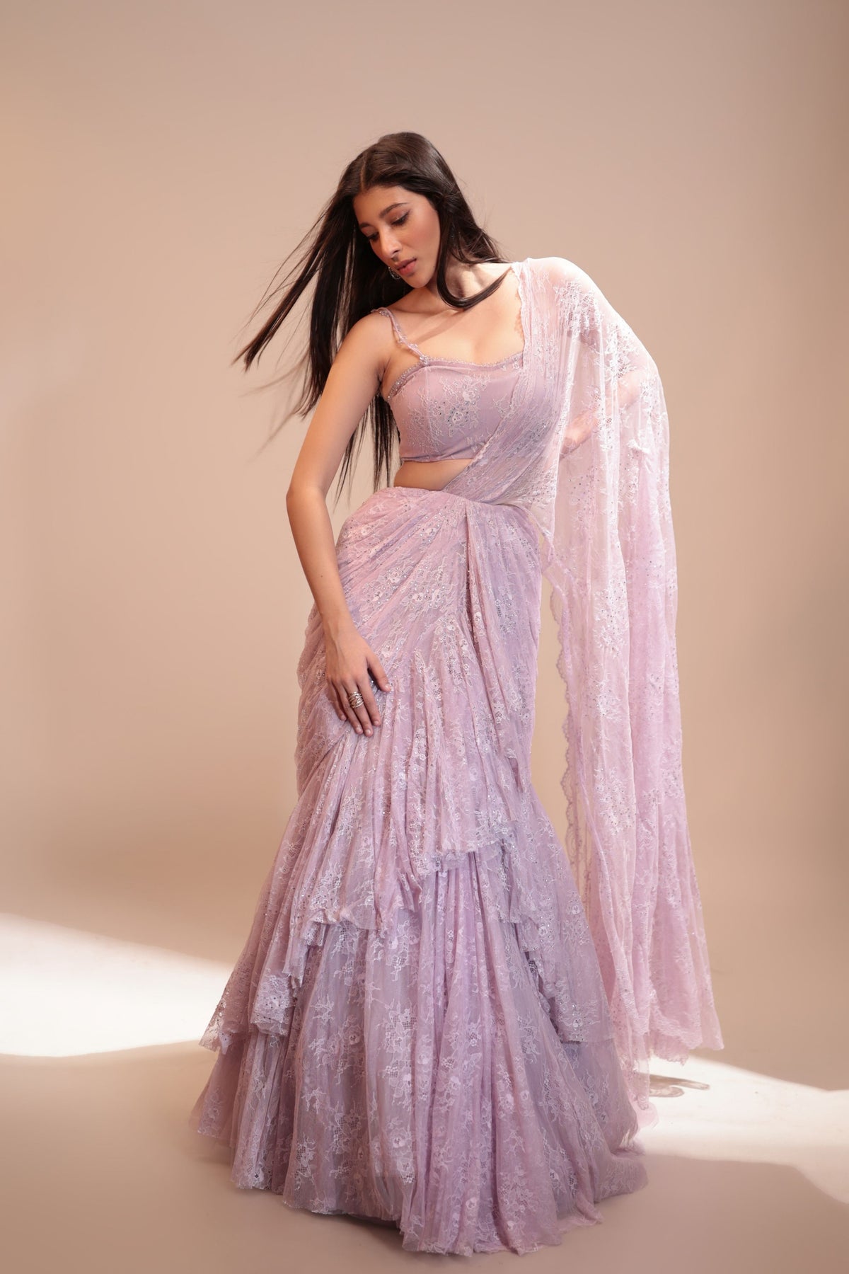 Lavelle Draped Saree Set