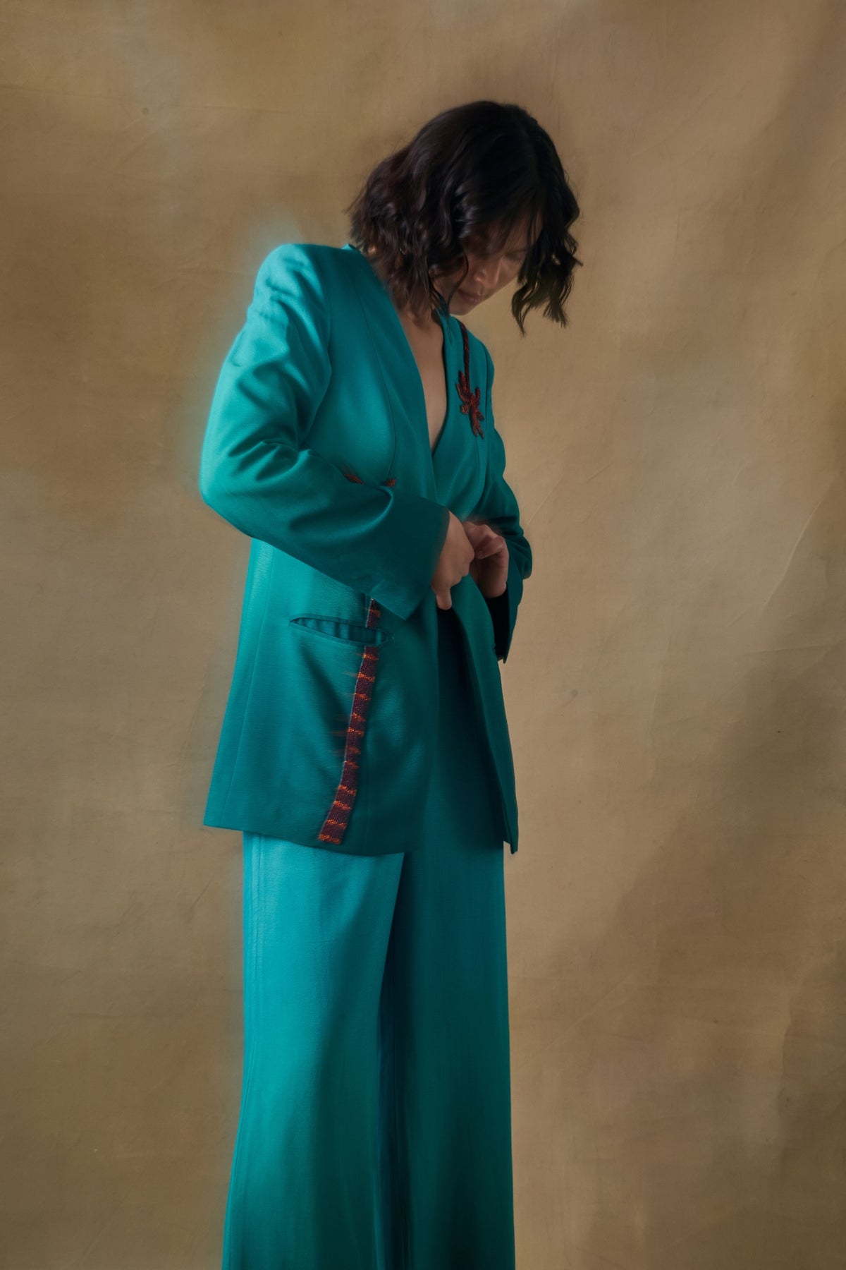 Palm Reverie Blazer Set
