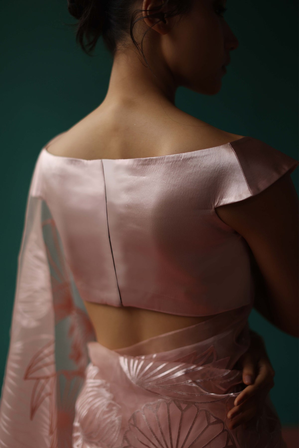 Rose Gold Off Shoulder Blouse