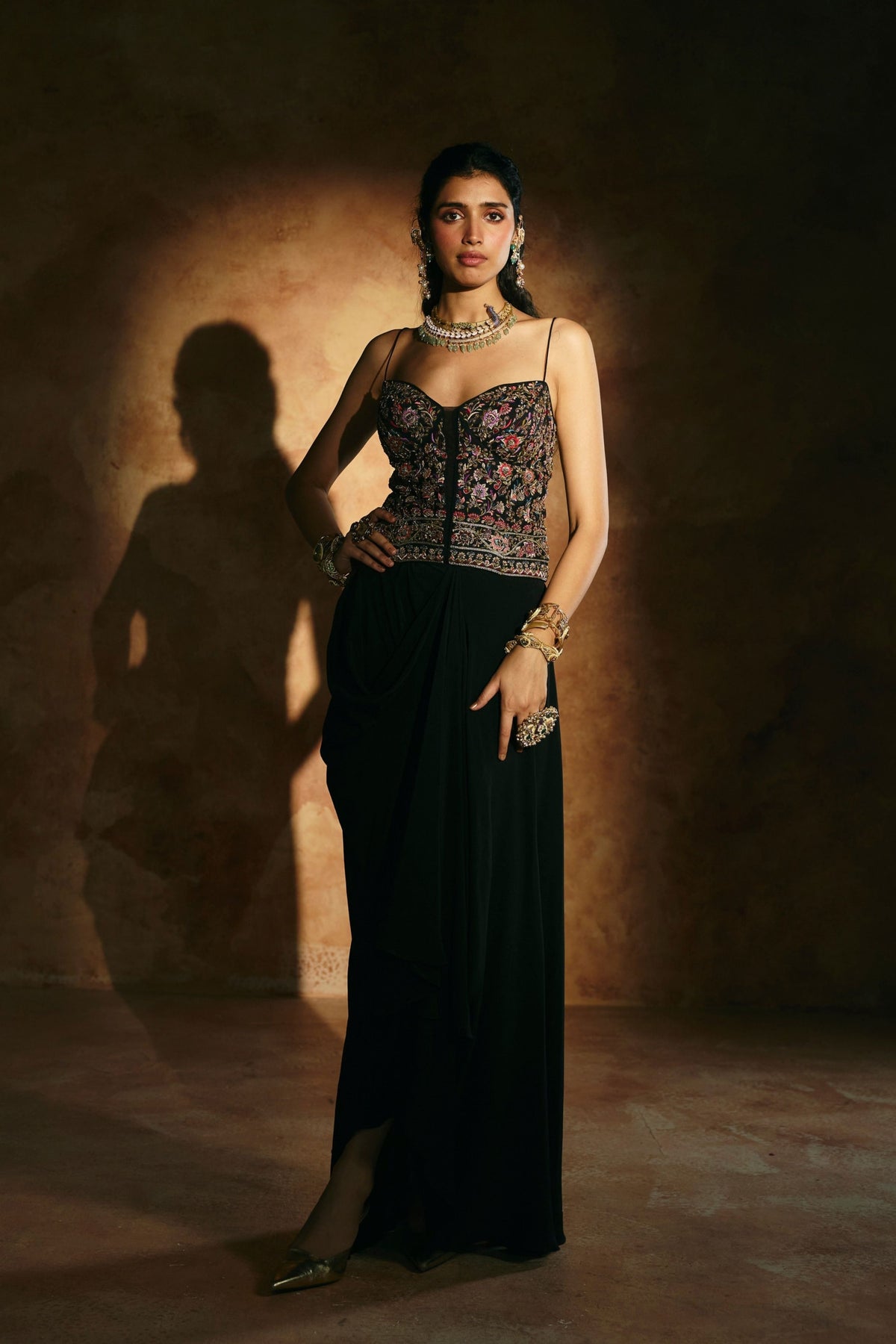 Zardozi Sindh Corset Skirt Set