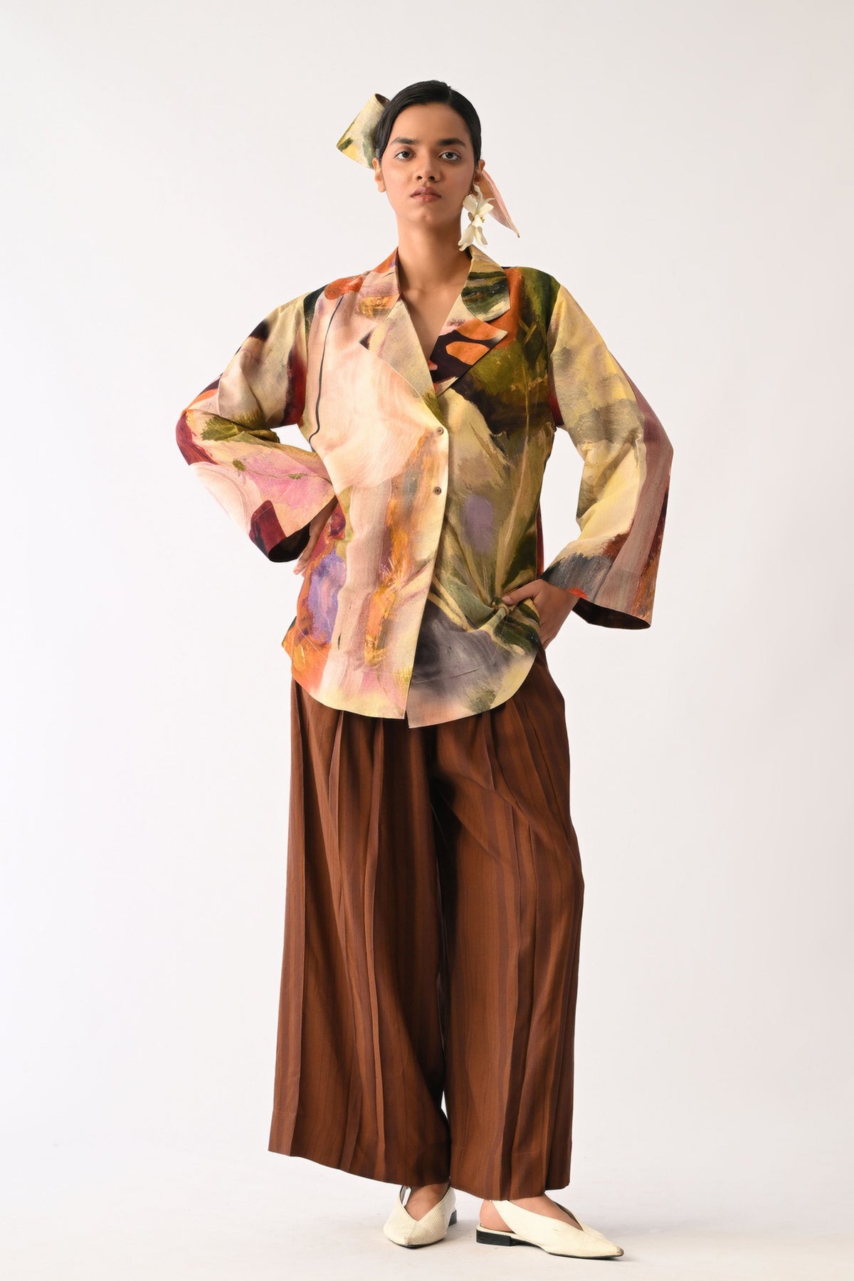 Pollen Psyflora Shirt Set