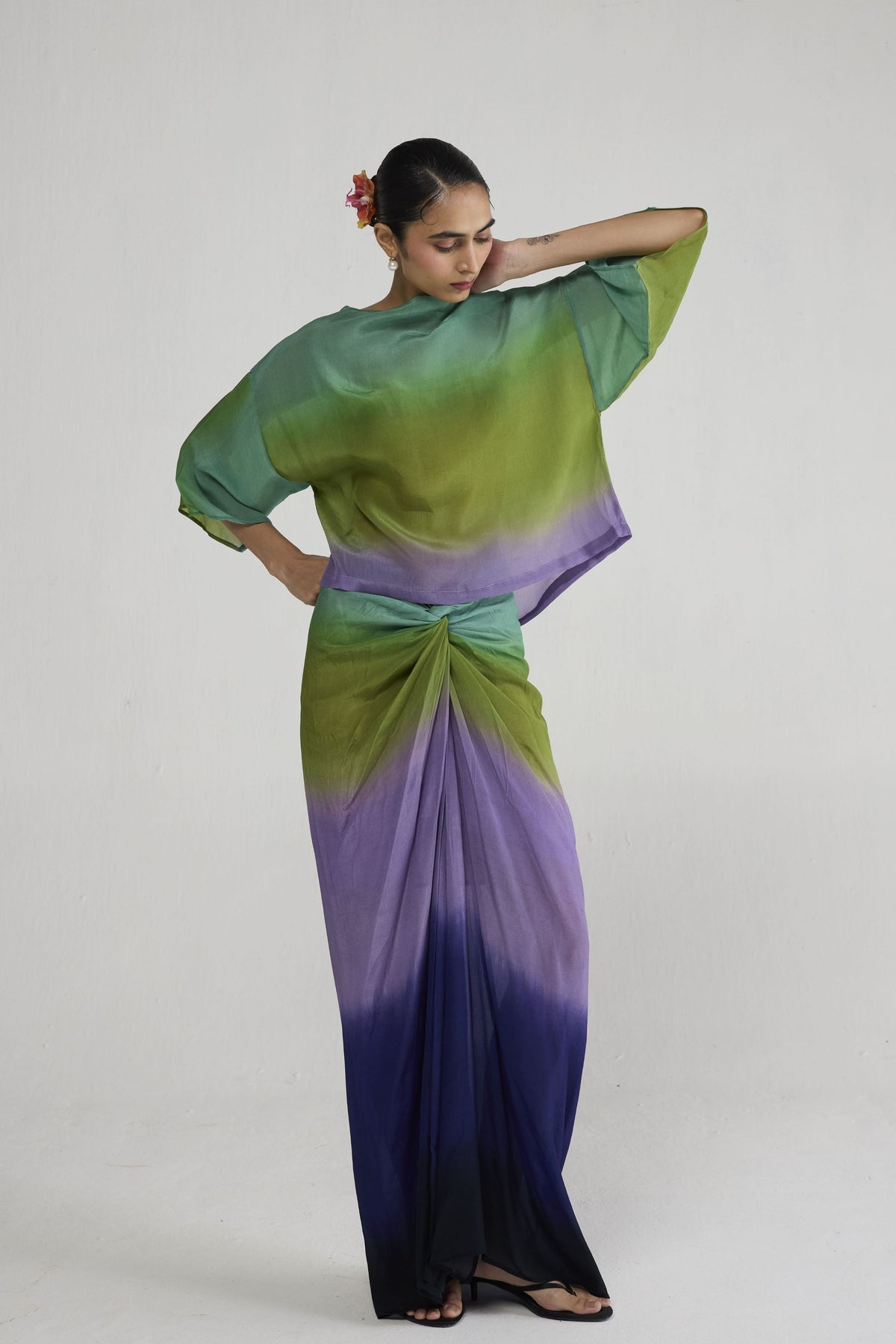 Hana Knotted Skirt Set