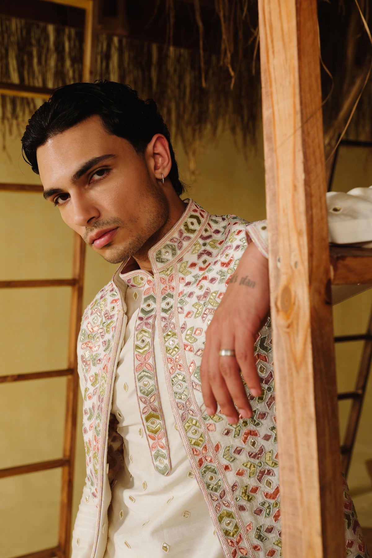 Bagh Nehru Jacket Set