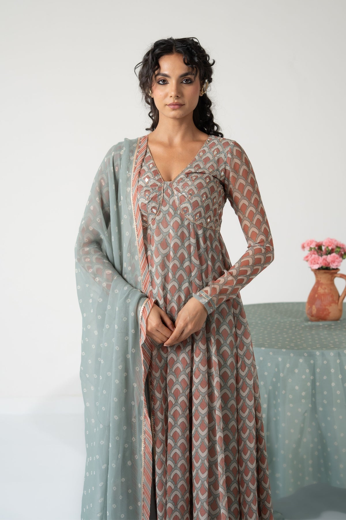 Noorani Anarkali Set