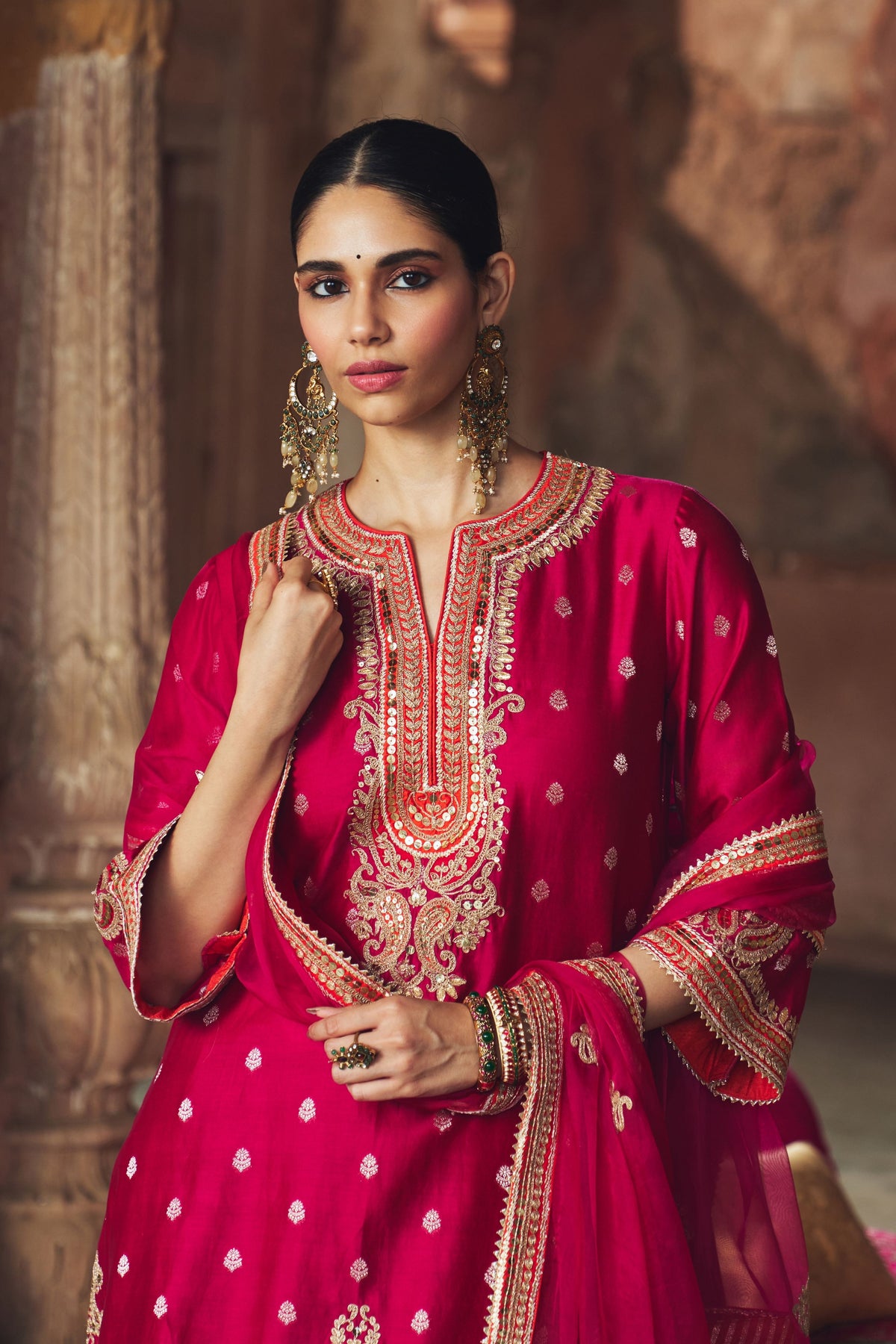 Mehwish Pink Kurta Set