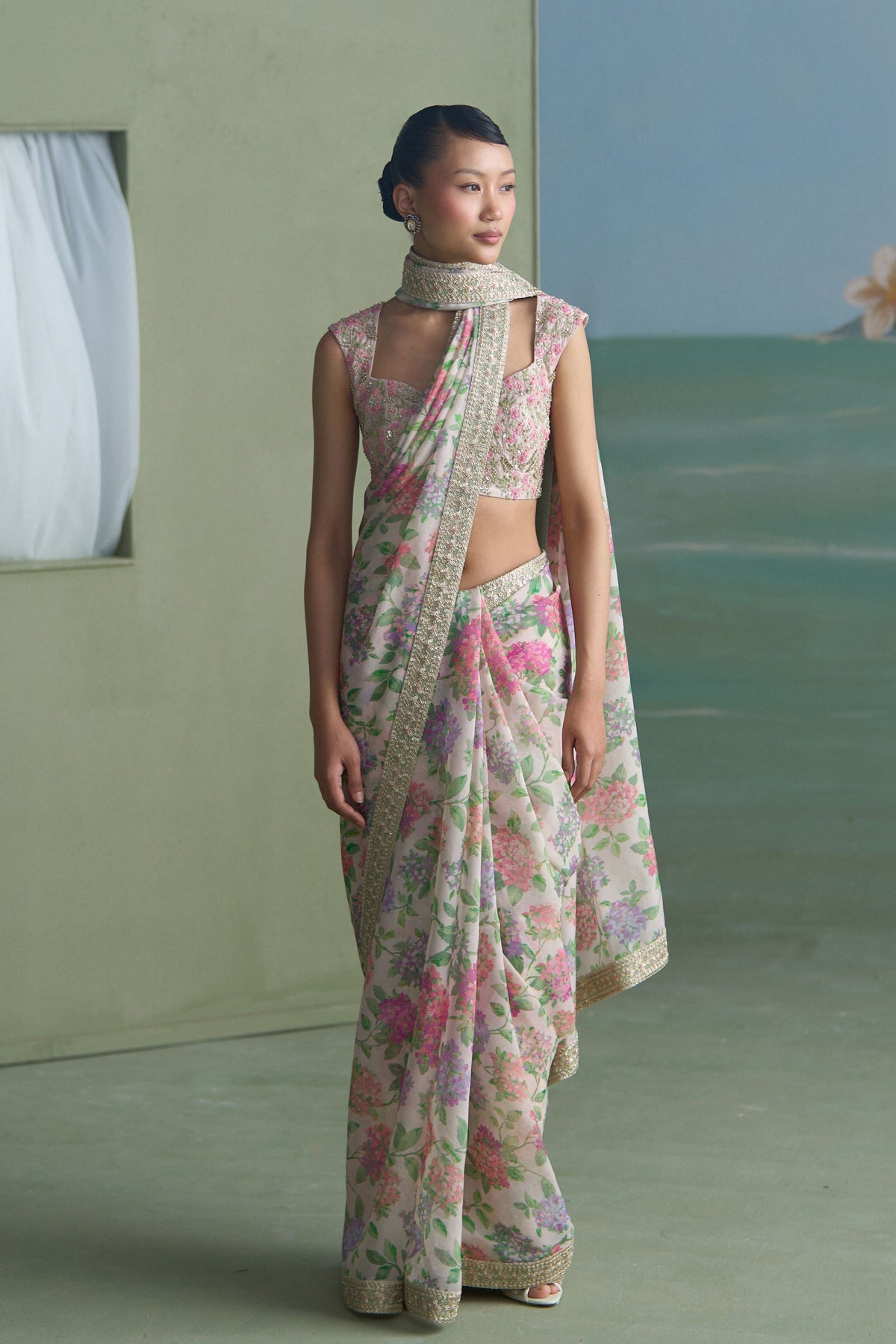 Alicia Saree Set