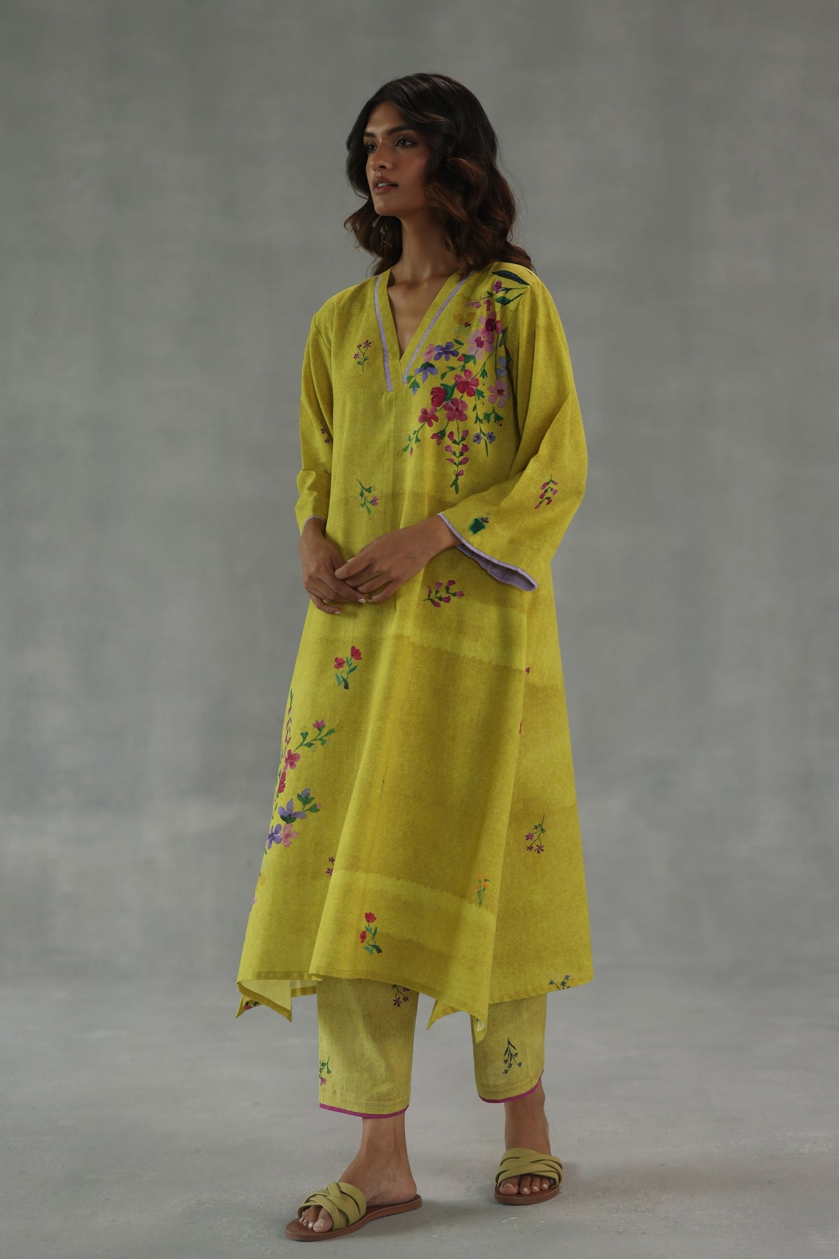 Yellow Viola Dupatta