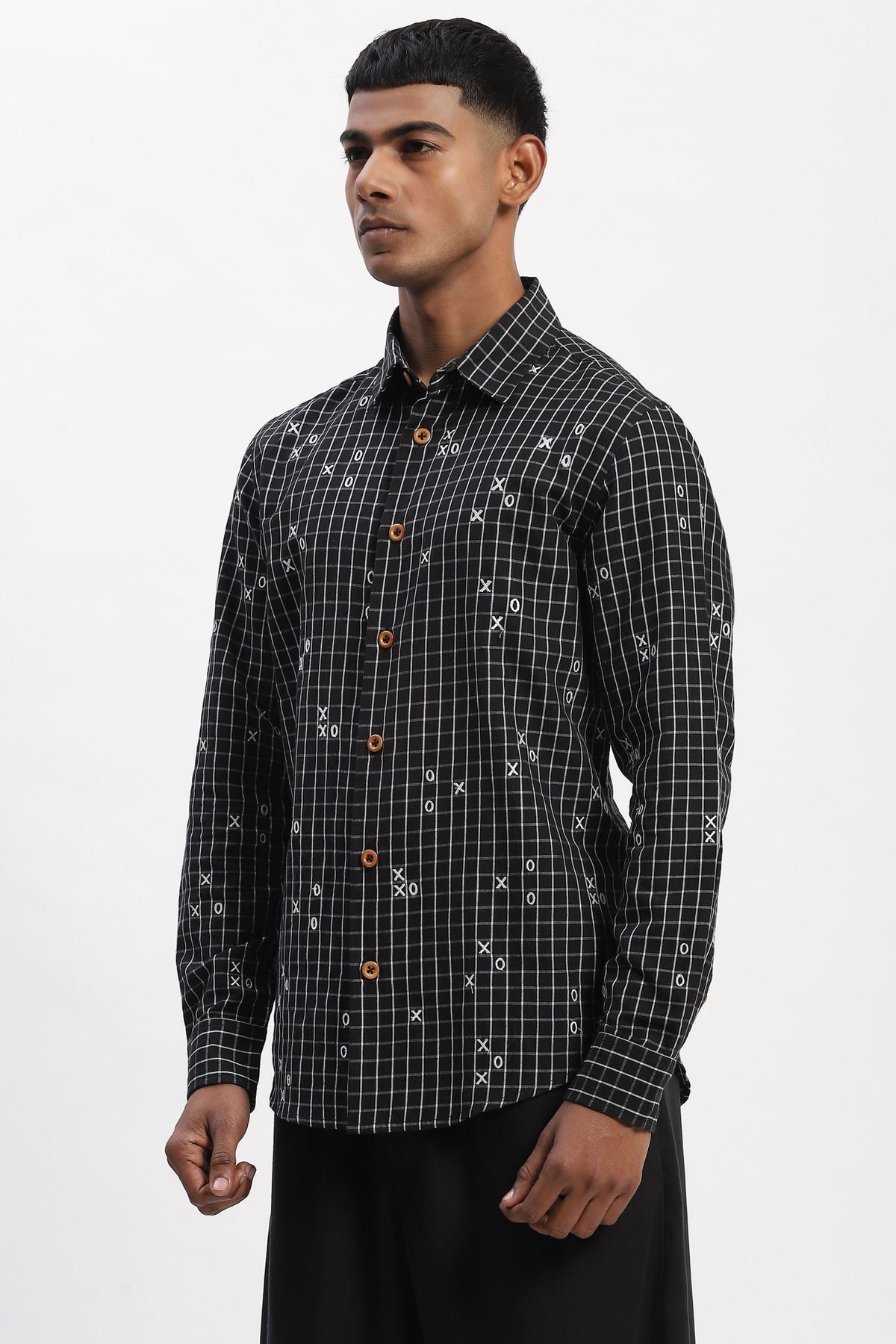 Black Tic Tac Toe Shirt