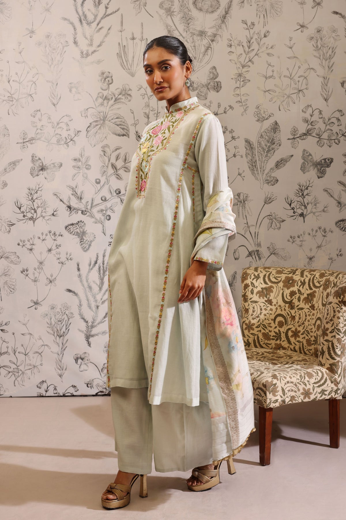 Paatala Blue Kurta Set