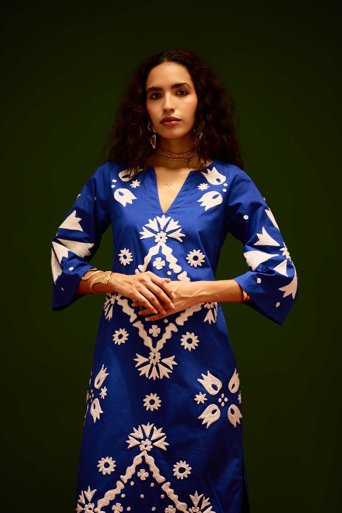 Blue Sitara Maxi Dress