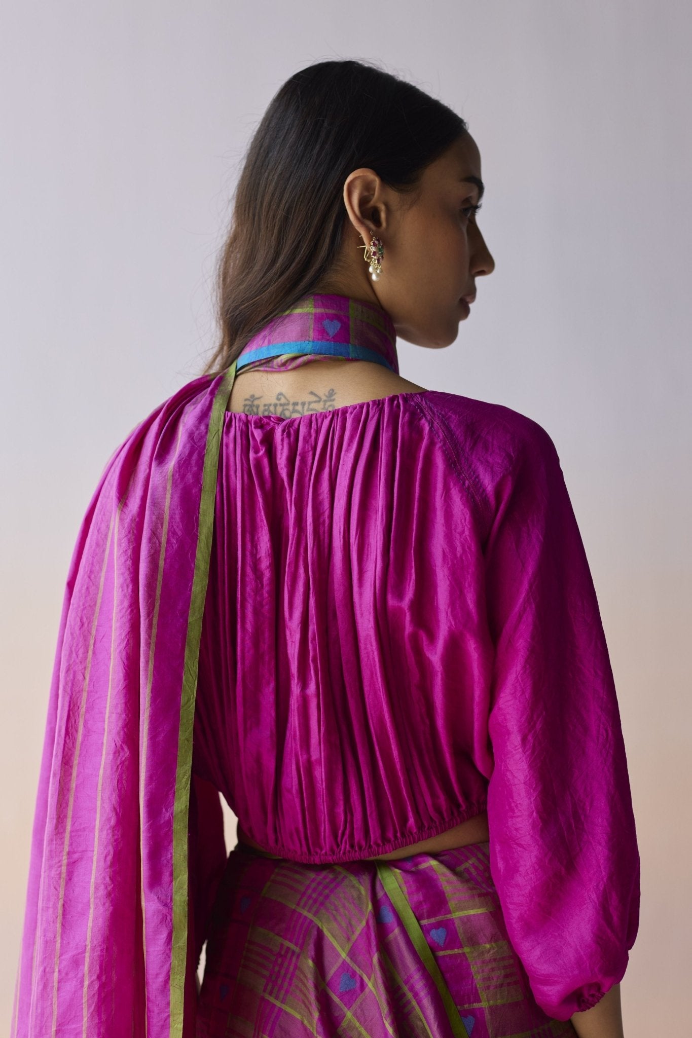 Moonshadow Pink Blouse - Surmaye - Elahe
