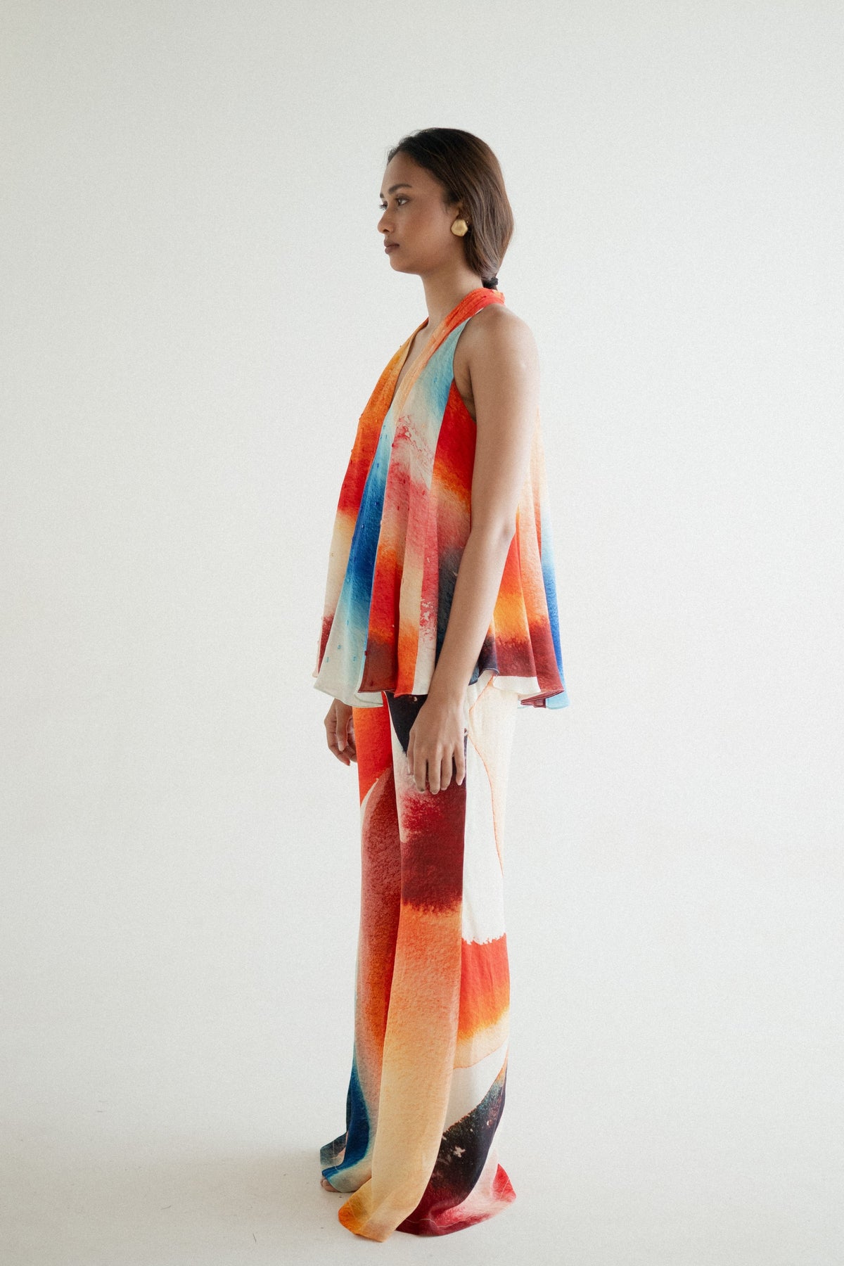 Printed Crepe Co-ord Set