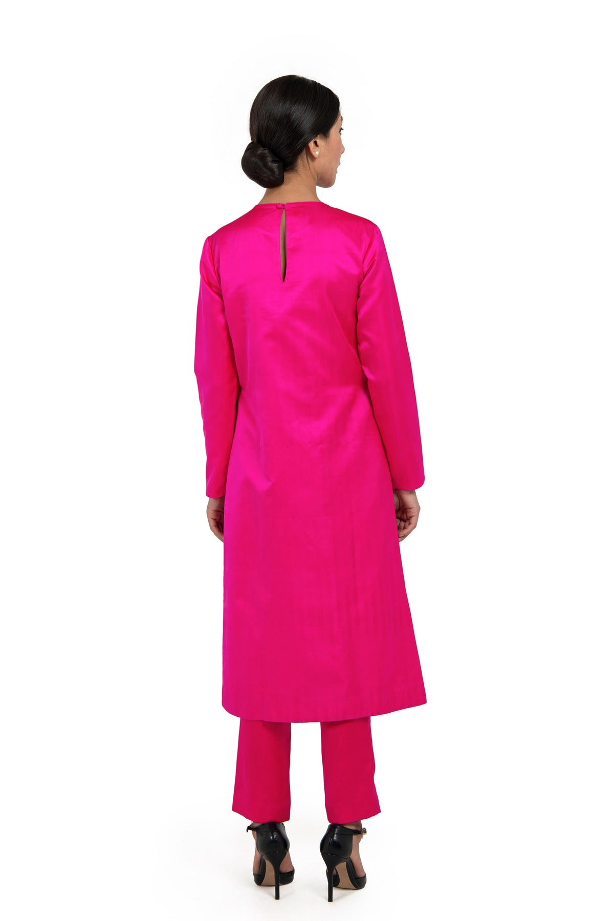 Ruka &amp; Suzume Gulabi Kurta Set