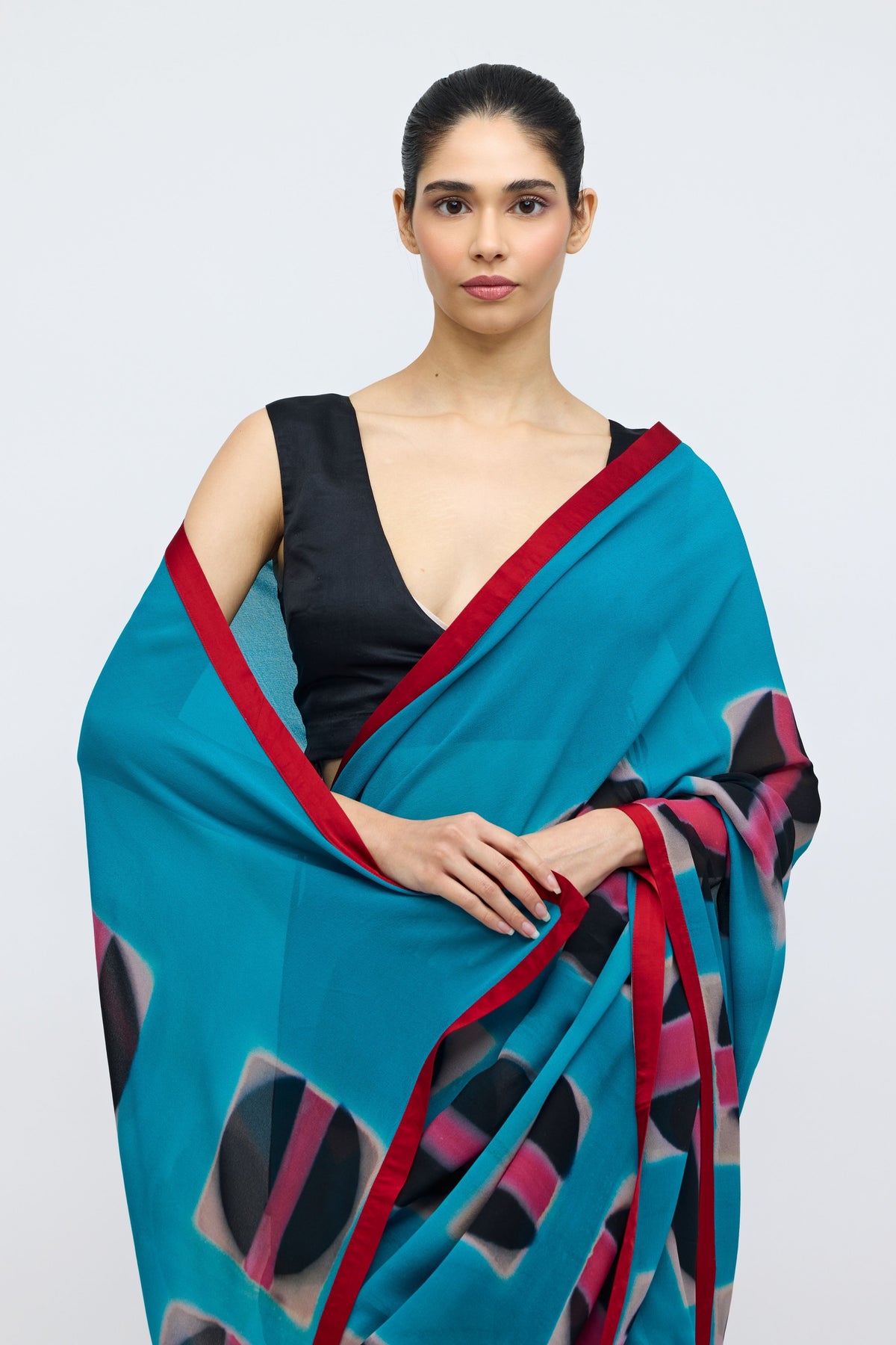 Black Angrakha Blouse