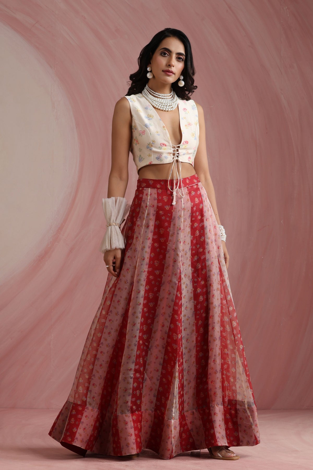 Palace Petals Lehenga Set