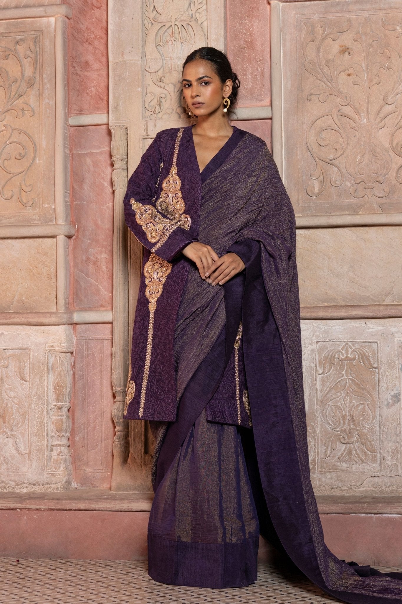 Zardozi Embroidered Jacket - Pinnacle by Shruti Sancheti - Elahe