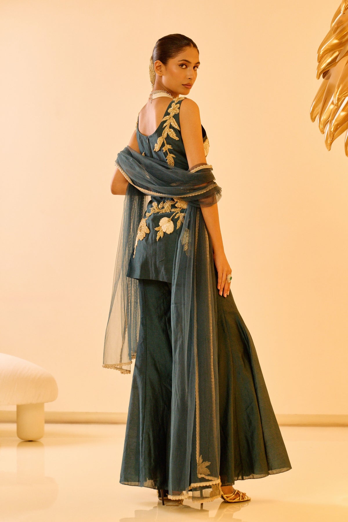 Azure Sharara Set