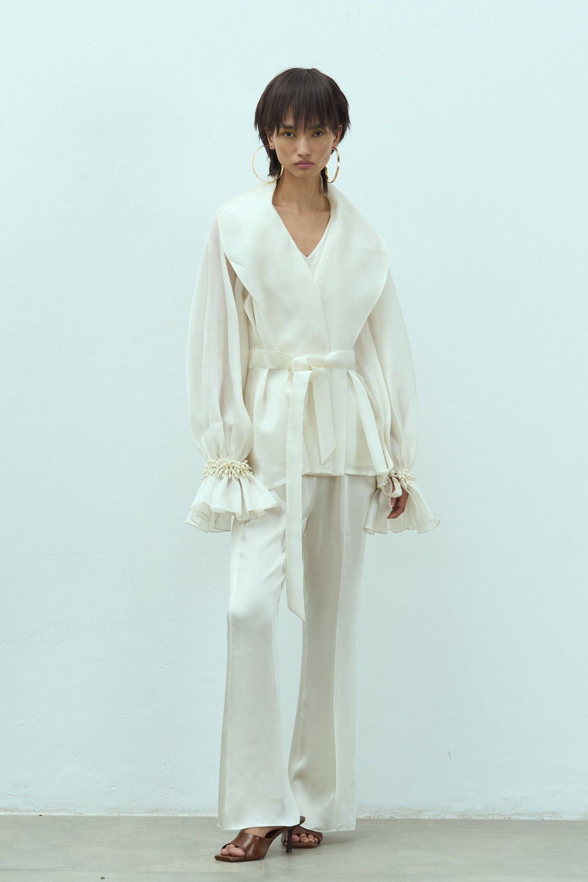 Egg Shell Peony Set
