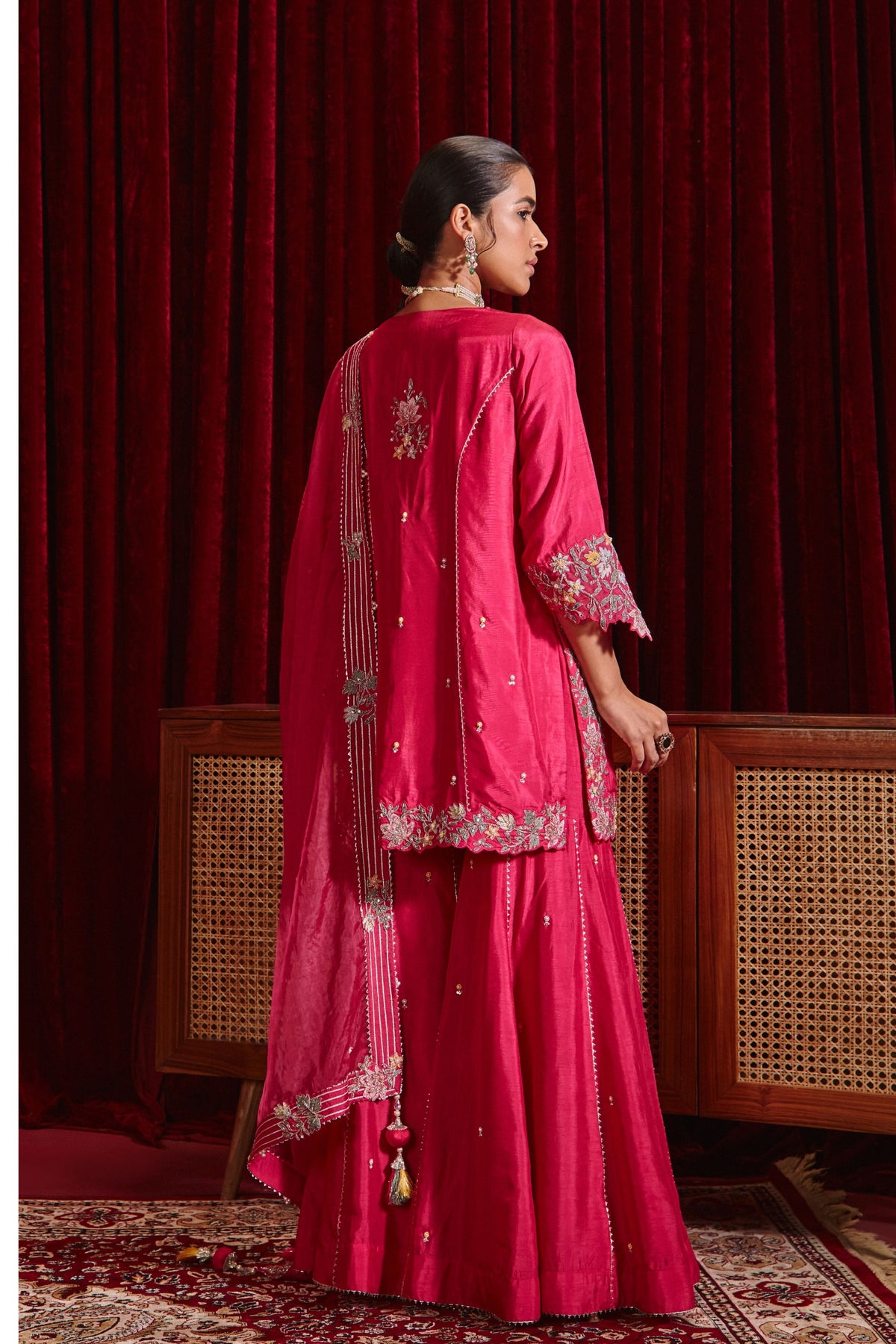 Rani Manu Sharara Set