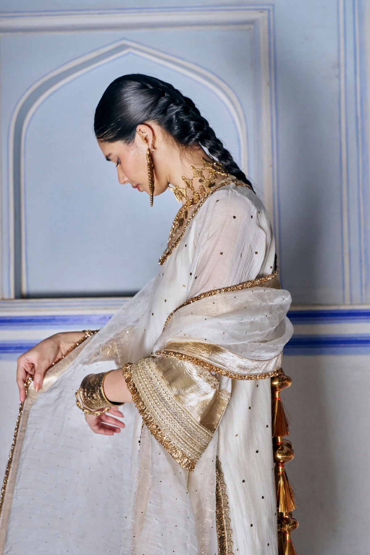 Ivory Straight Kurta Set