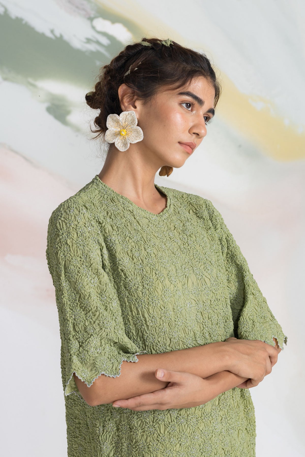 Gleam Smock Dress