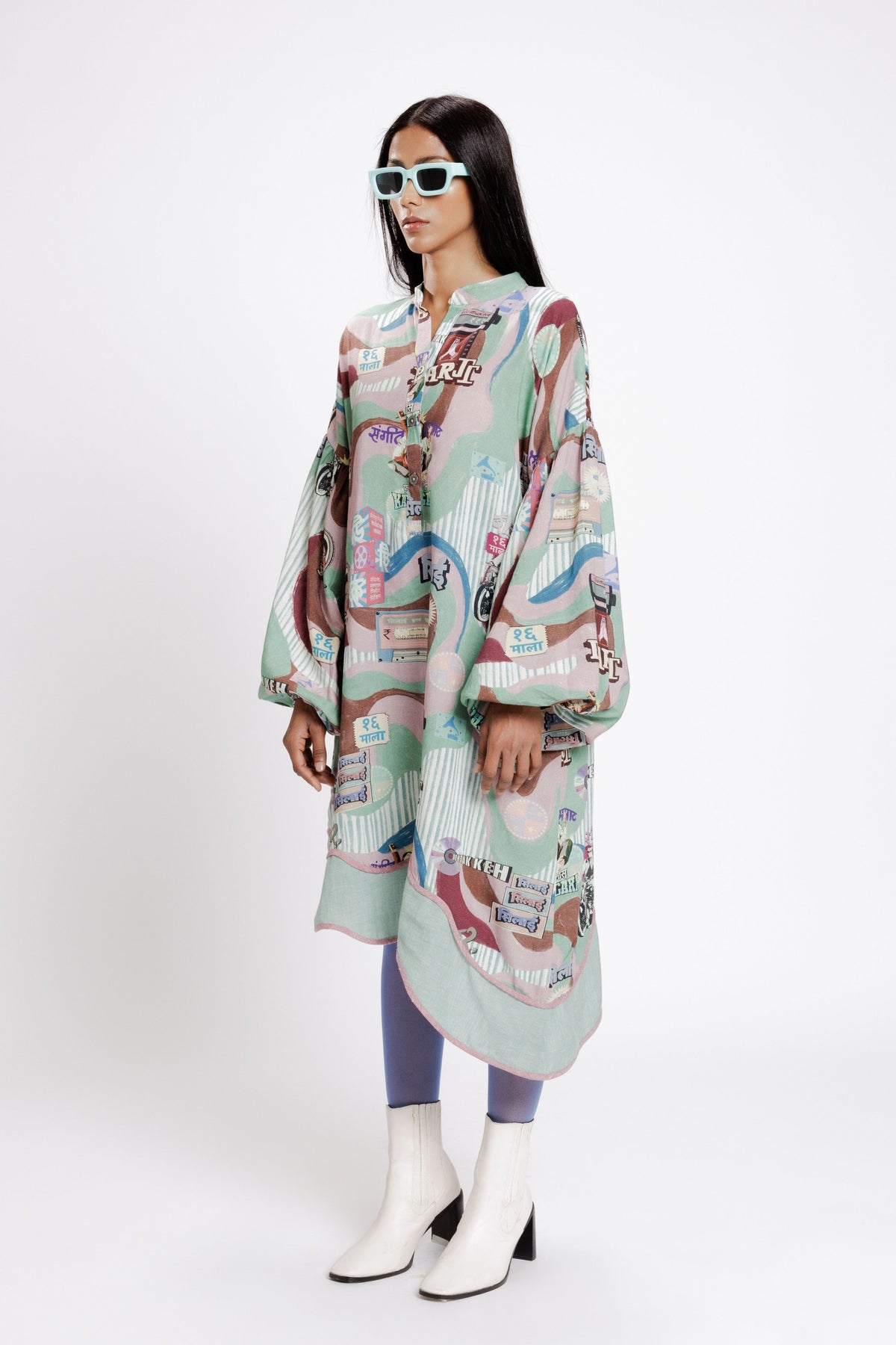 Filmy Shirt Dress