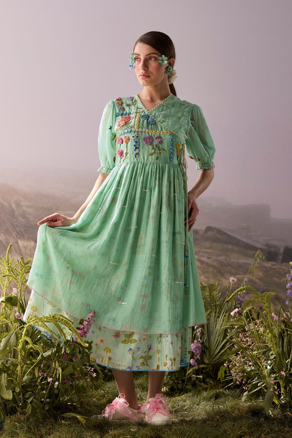 Seaglass Wrap Dress