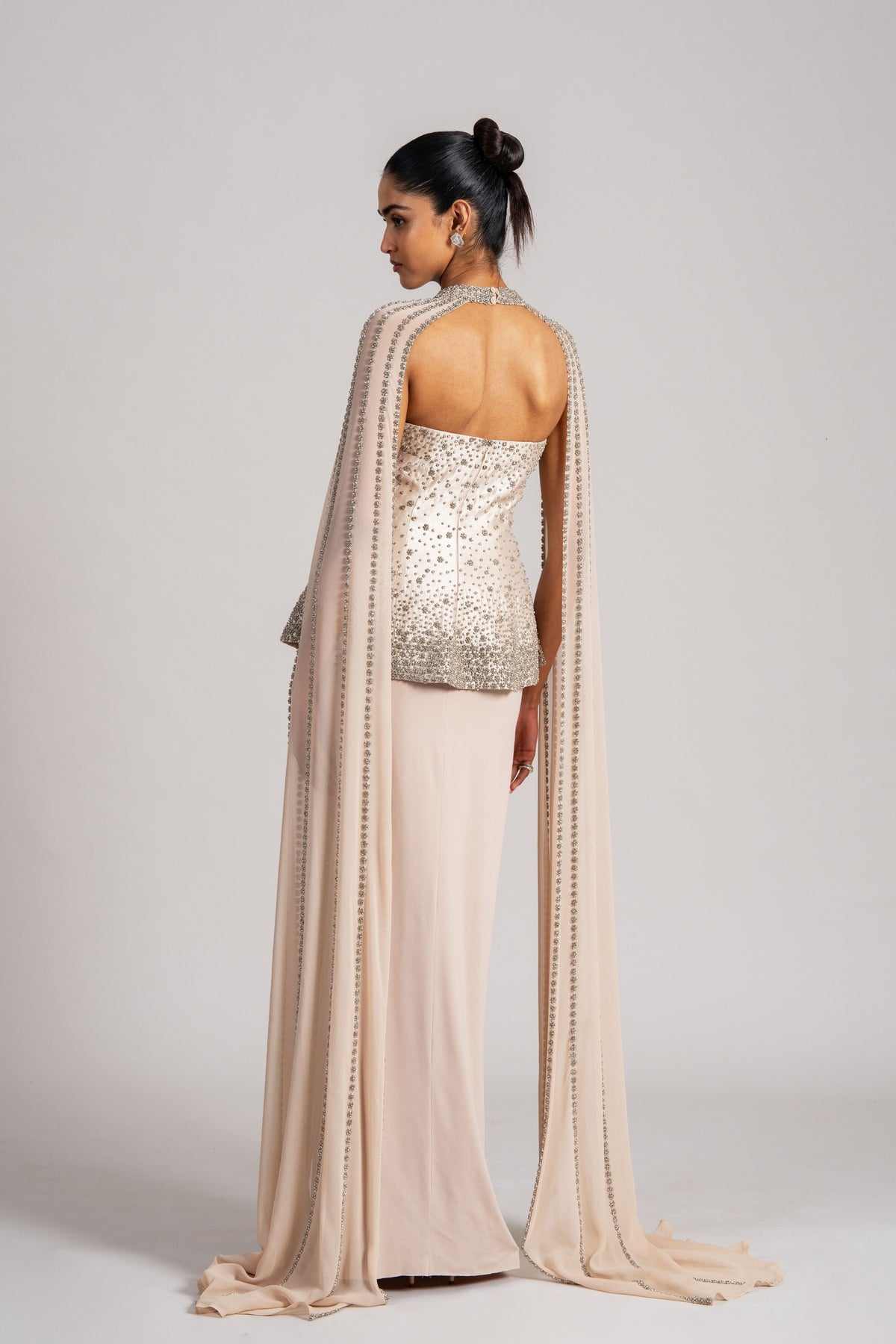 Crystal Maze Draped Skirt Set