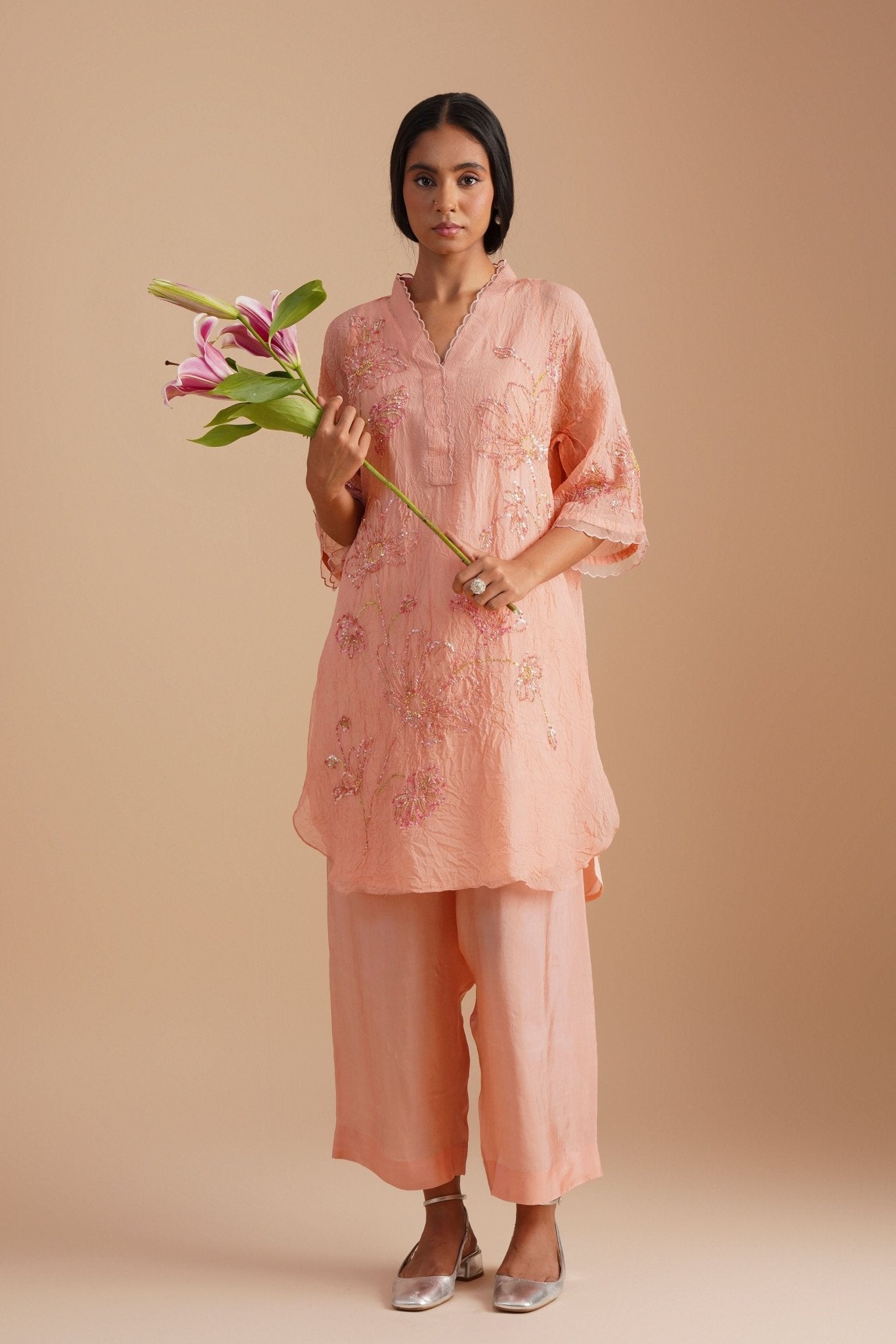 Blush Floral Co - ord Set - One Not Two - Elahe