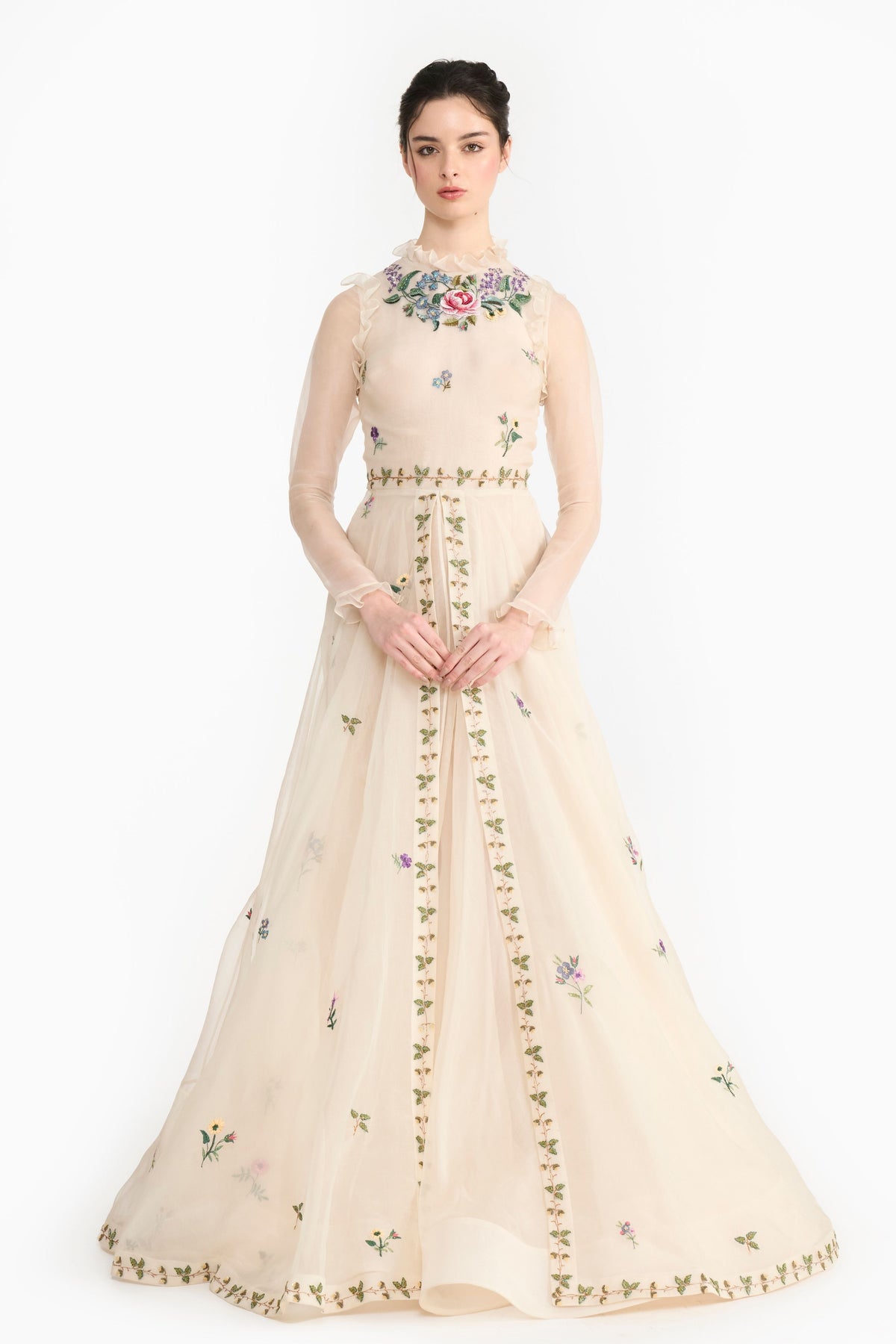 French Natural Ivory Angrakha