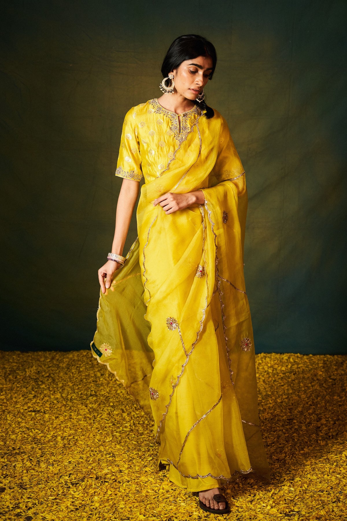 Lekha Organza Saree Set