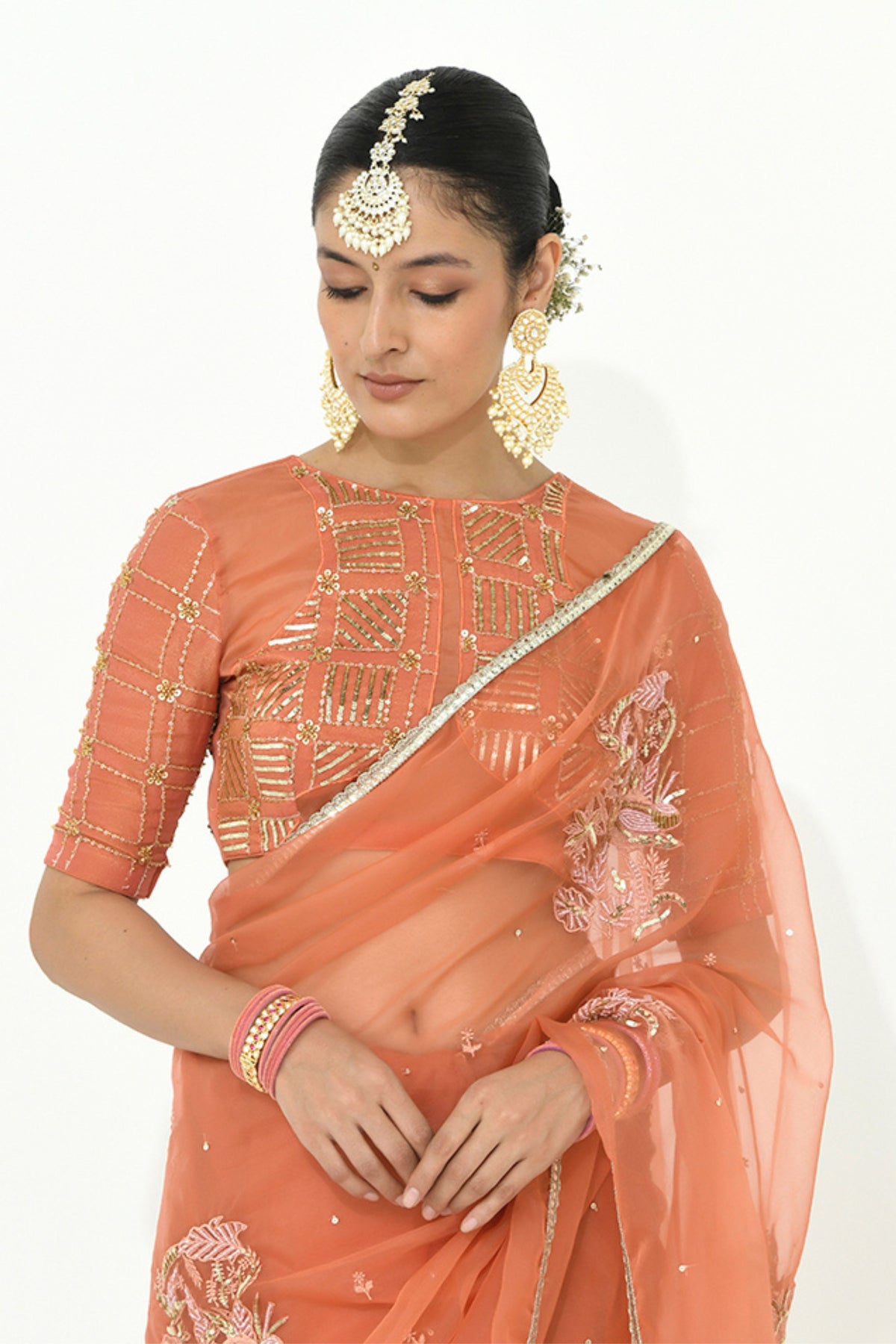 Amber Saree Set