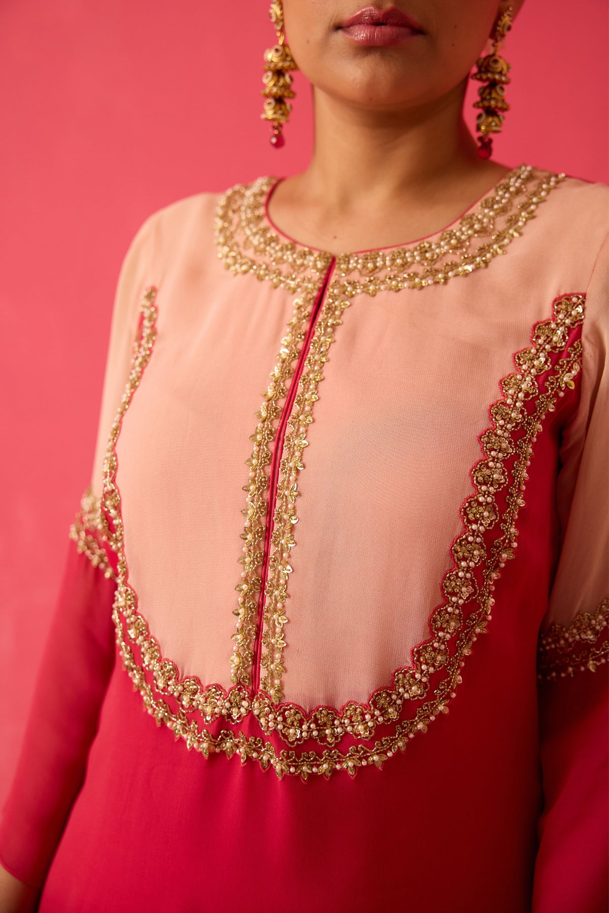 Pink Kurta Set