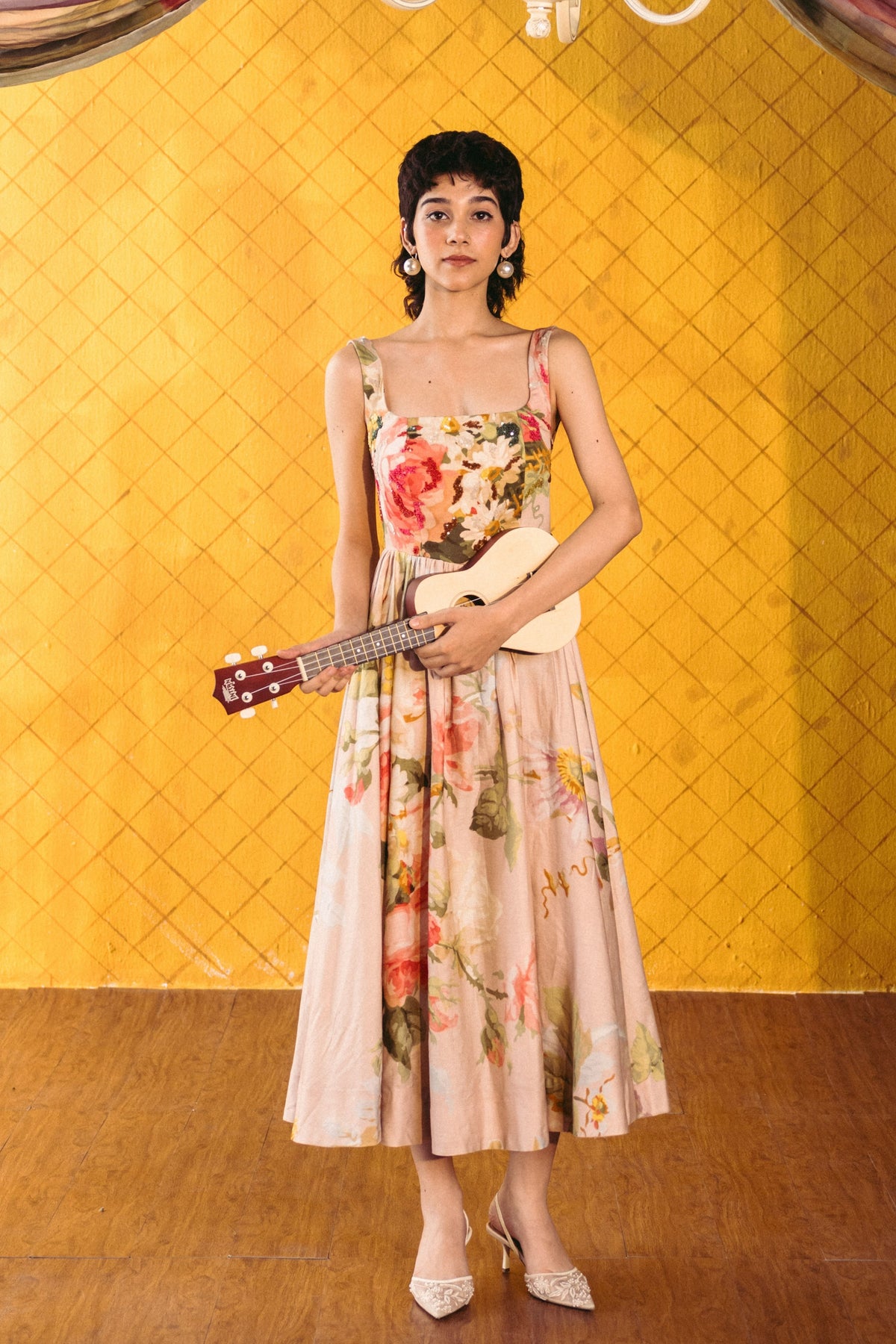 Hazel Embroidered Dress