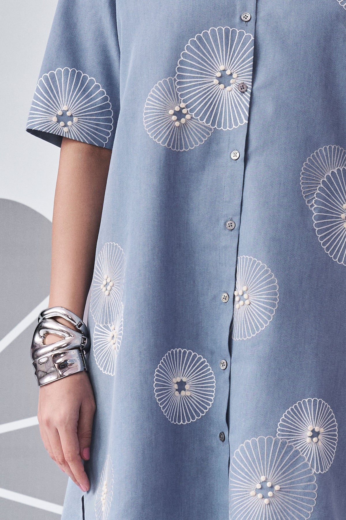 Light Blue Shirt Dress