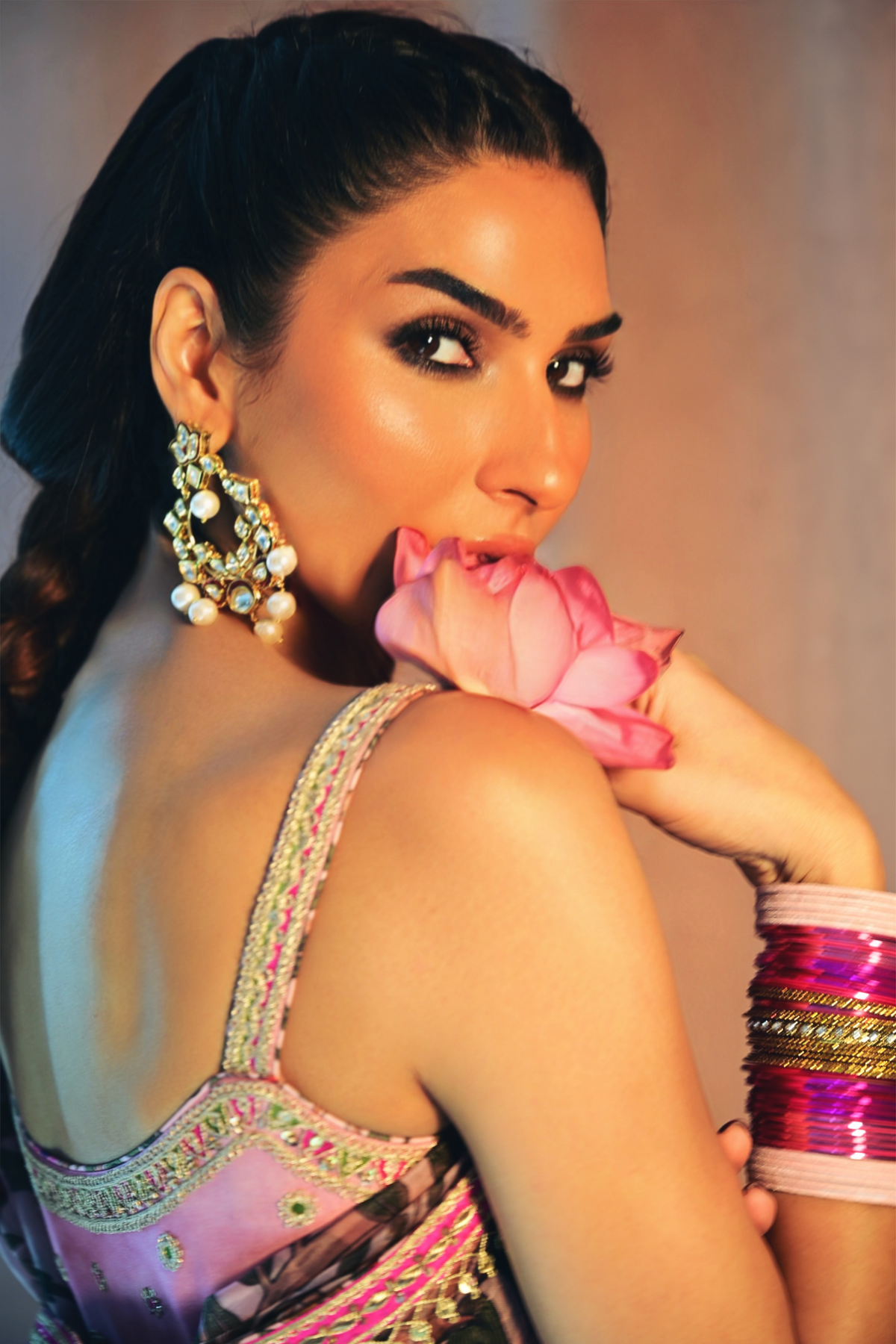 Kiran Malik In Ghoomer Anarkali Set