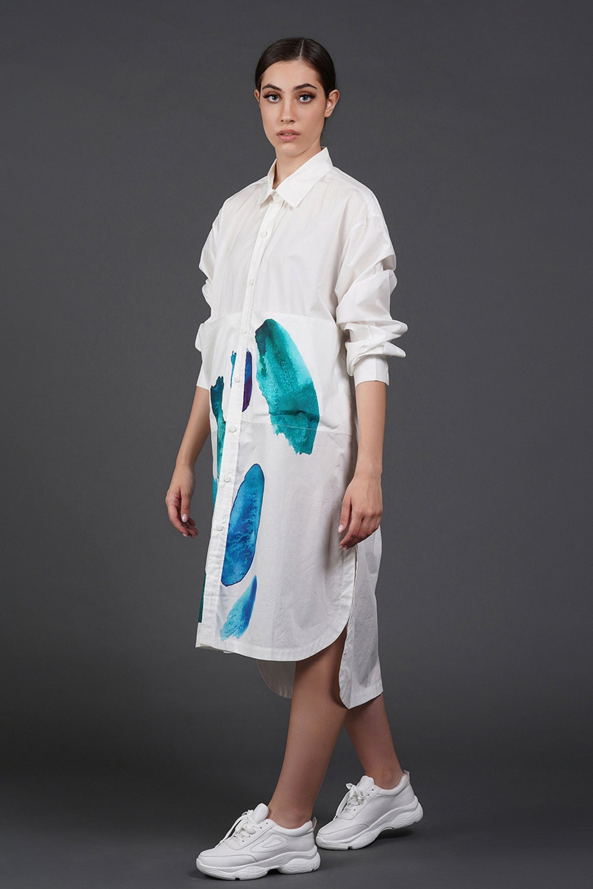 Offwhite Full Sleeves Dress