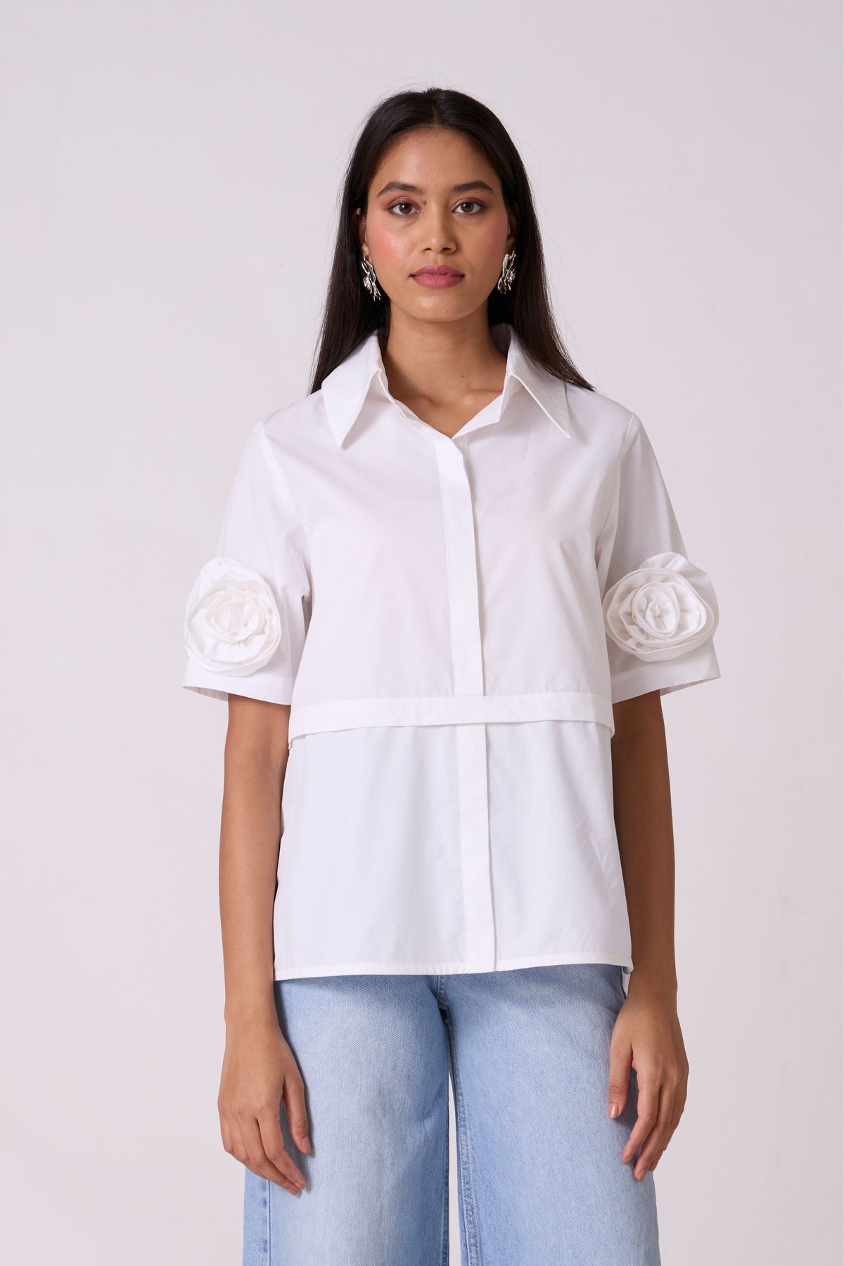 Chriselle White Shirt