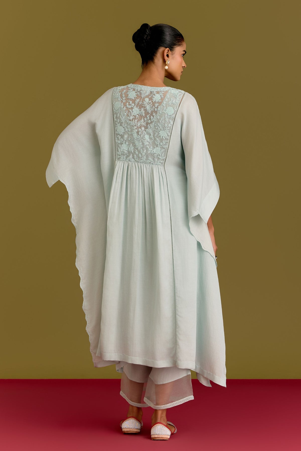 Powder Blue Kaftan Set