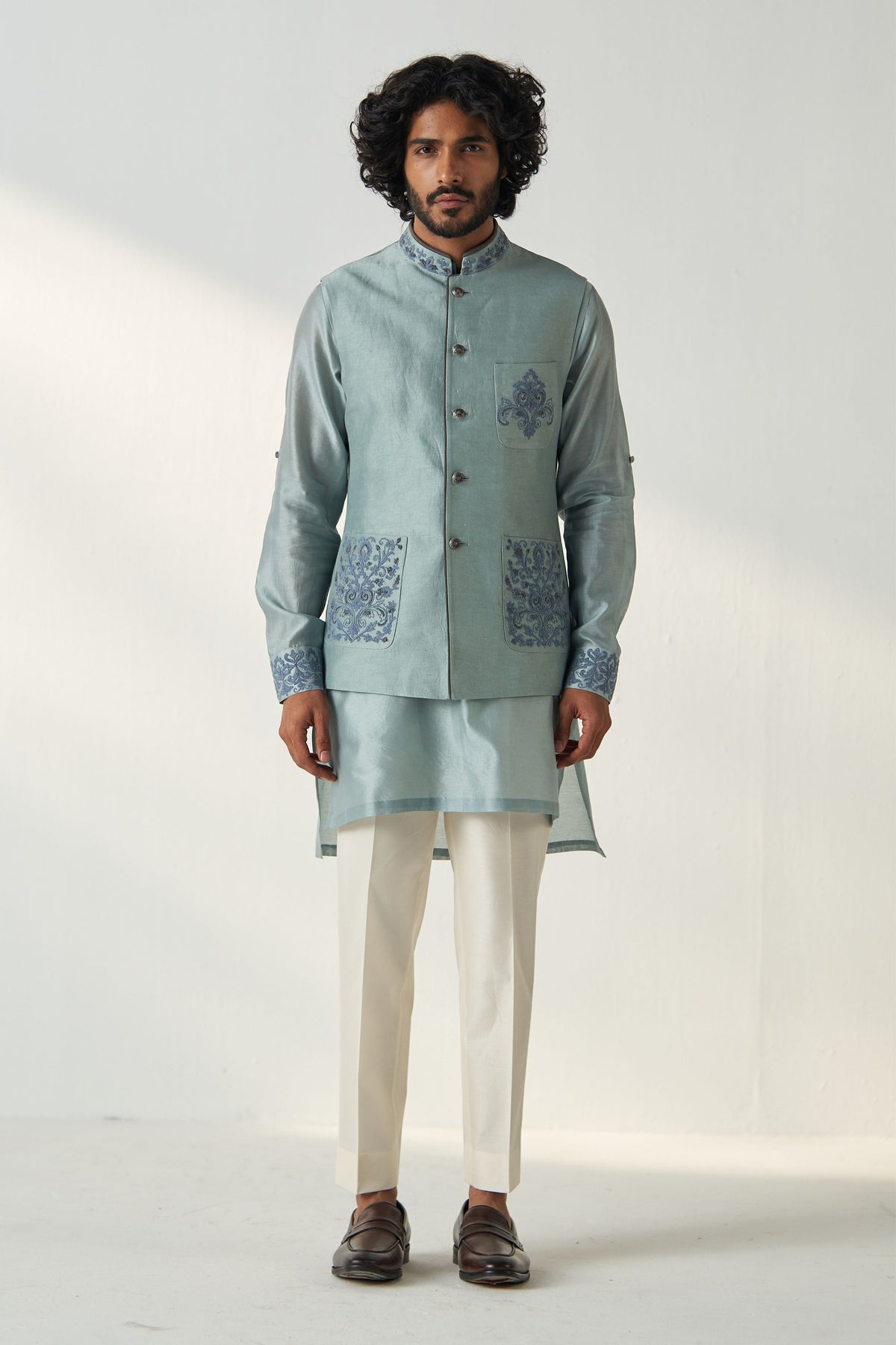 Grey Adit Bundi Set