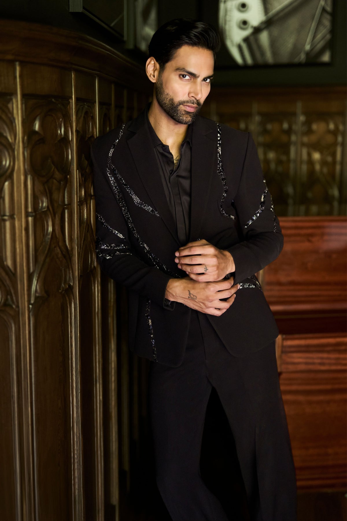 Black Majesty Blazer Set