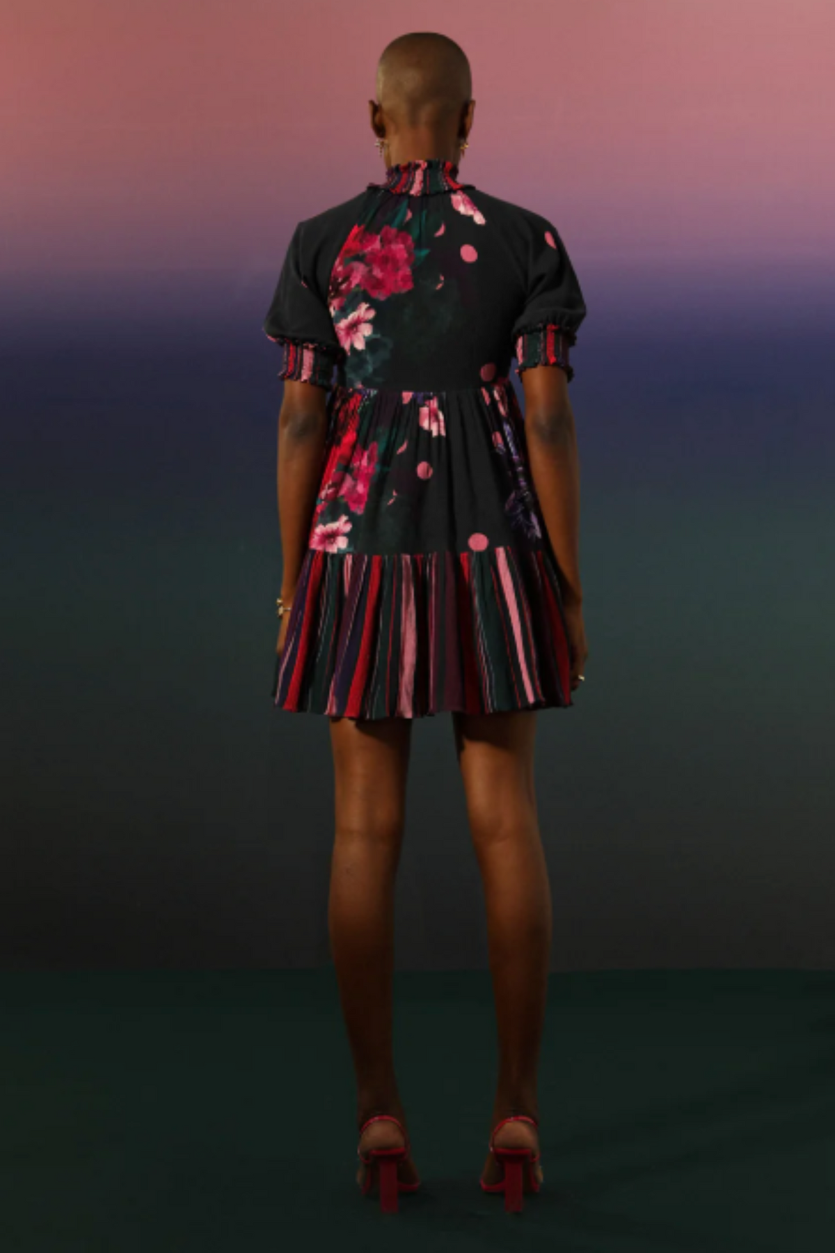 Floral Stripe Sundress