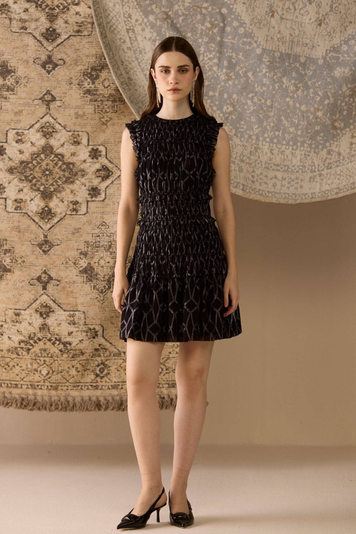 Black Amelia Mini Dress