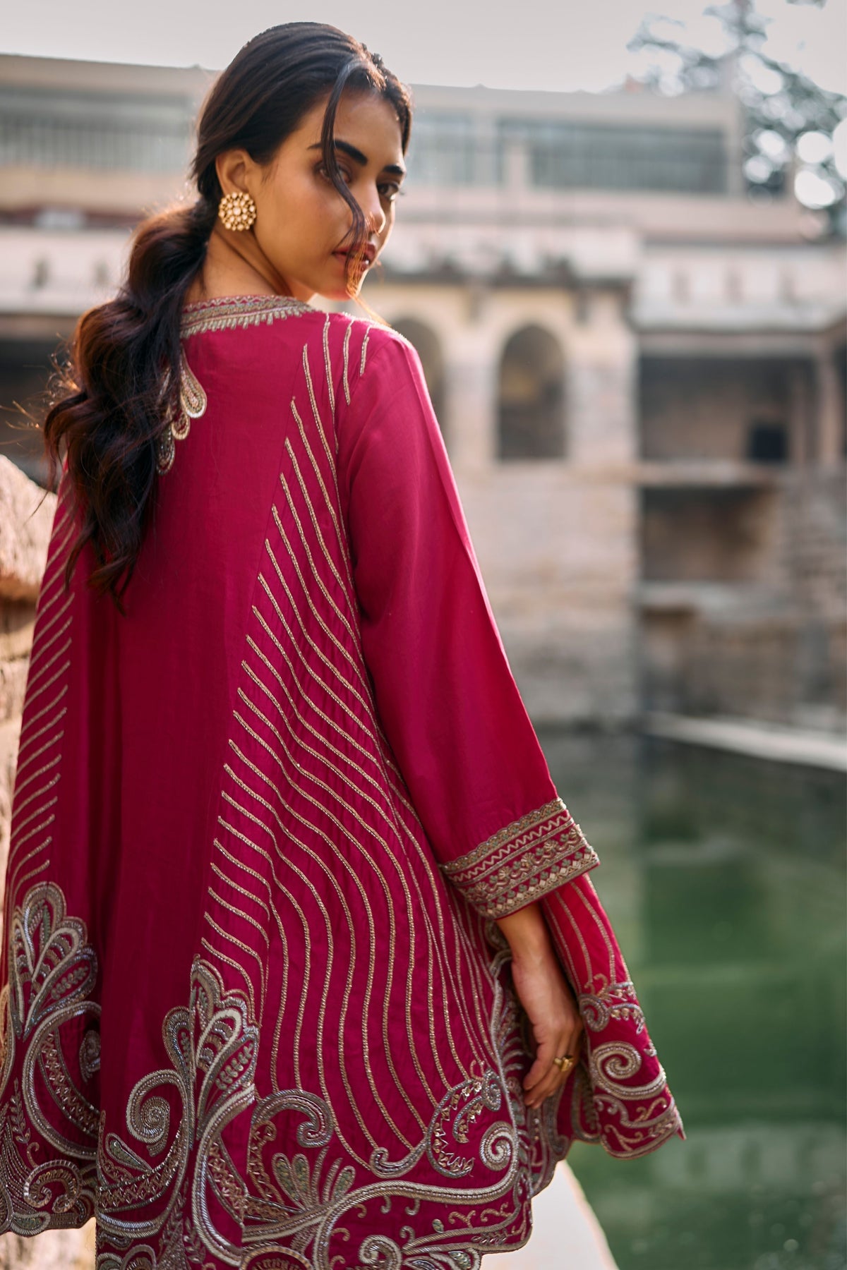 Owl Panel Kurta Set