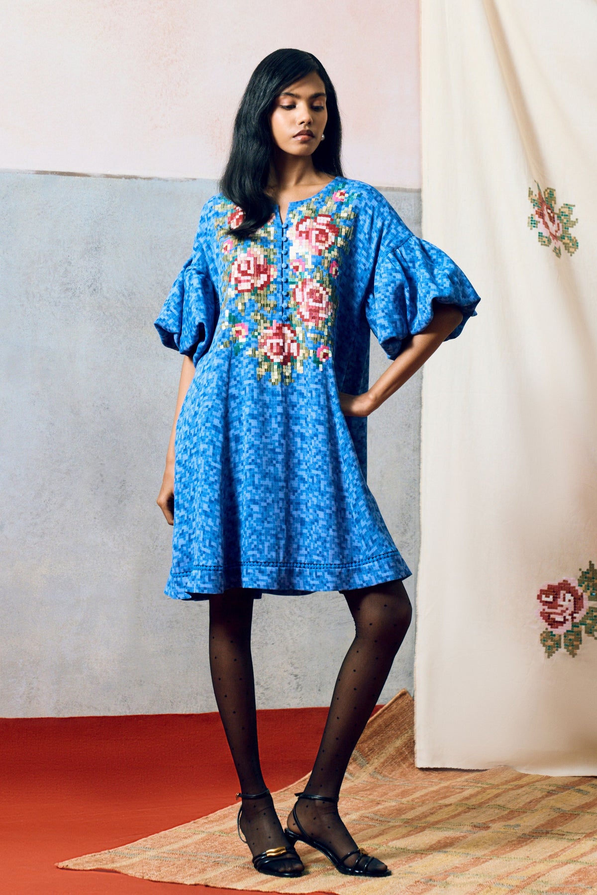 Sicily Dress Blue