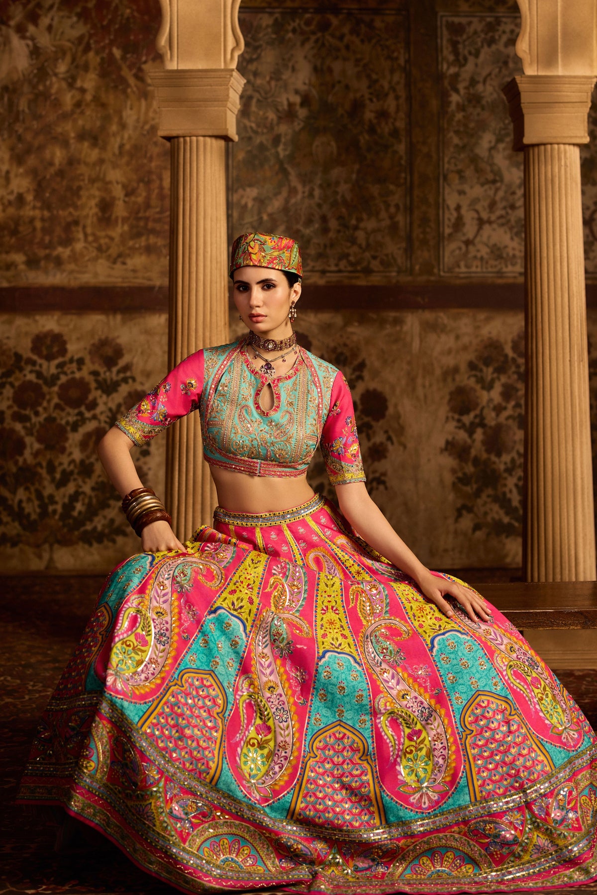 Nitara Pink Lehenga Set