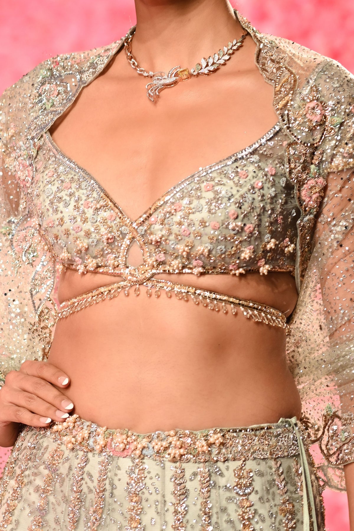 Sophia Shimmer Lehenga Set