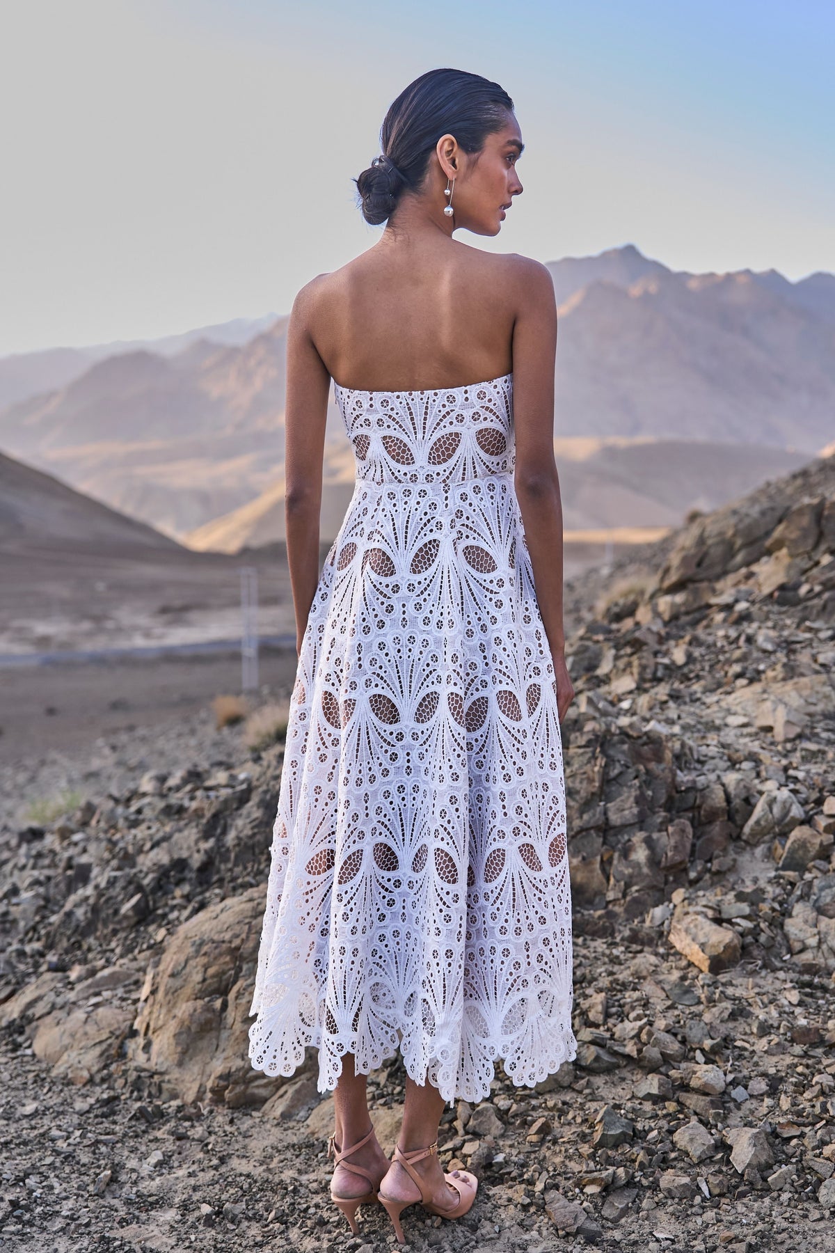 Cutwork Lace Midi